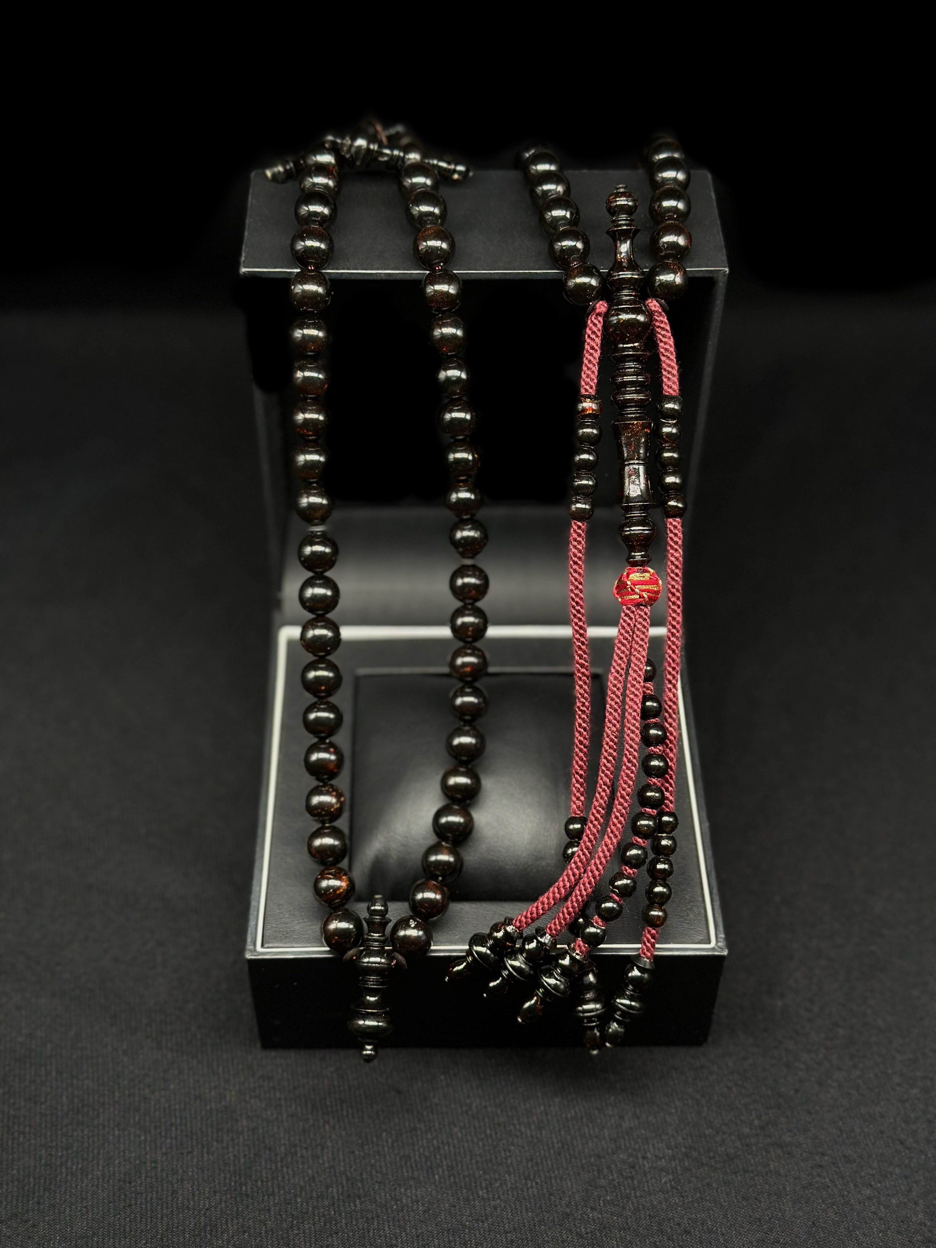 Pure Black Yusr Tasbih (XL)