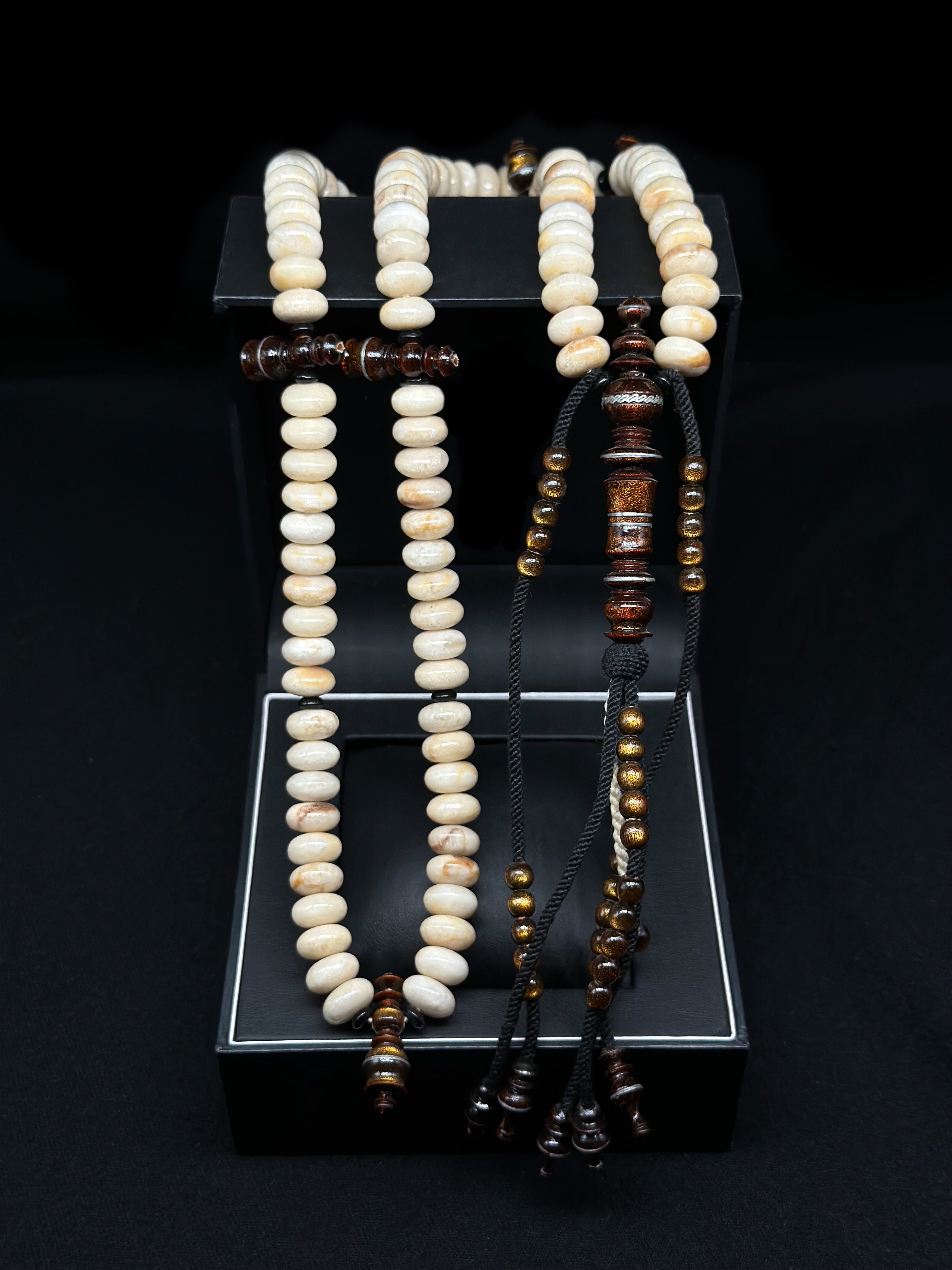 Marjan x Gold Yusr Tasbih