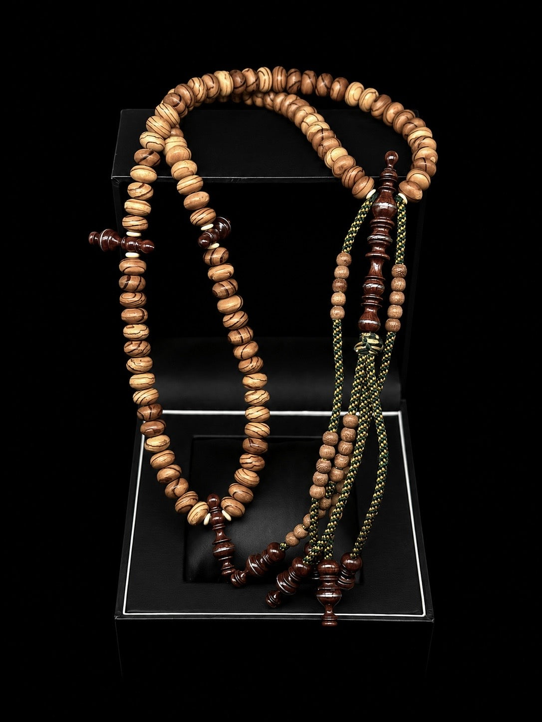 Netherlands Teak Wood Darqawi Tasbih (Lightweight)