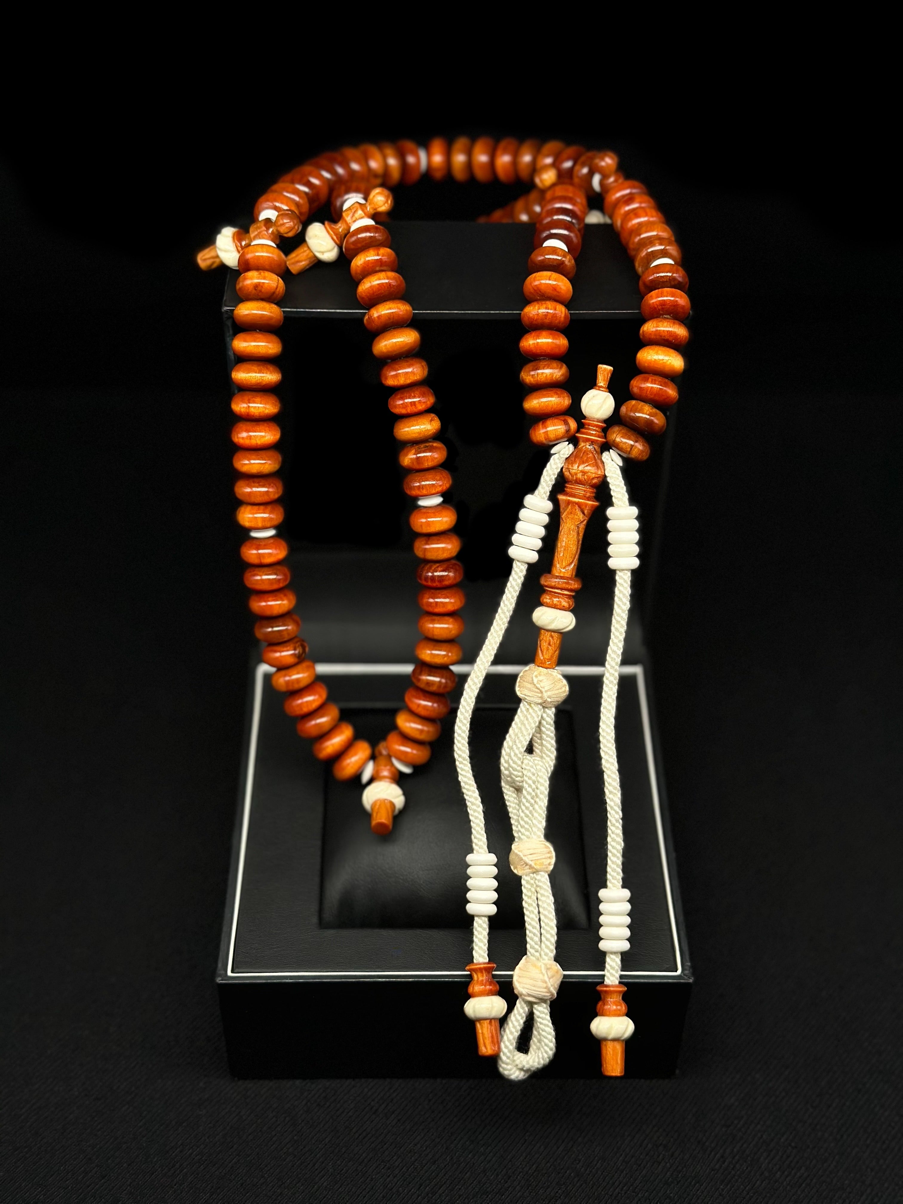 King Agathis x Cow Bone Rumi Model Tasbih