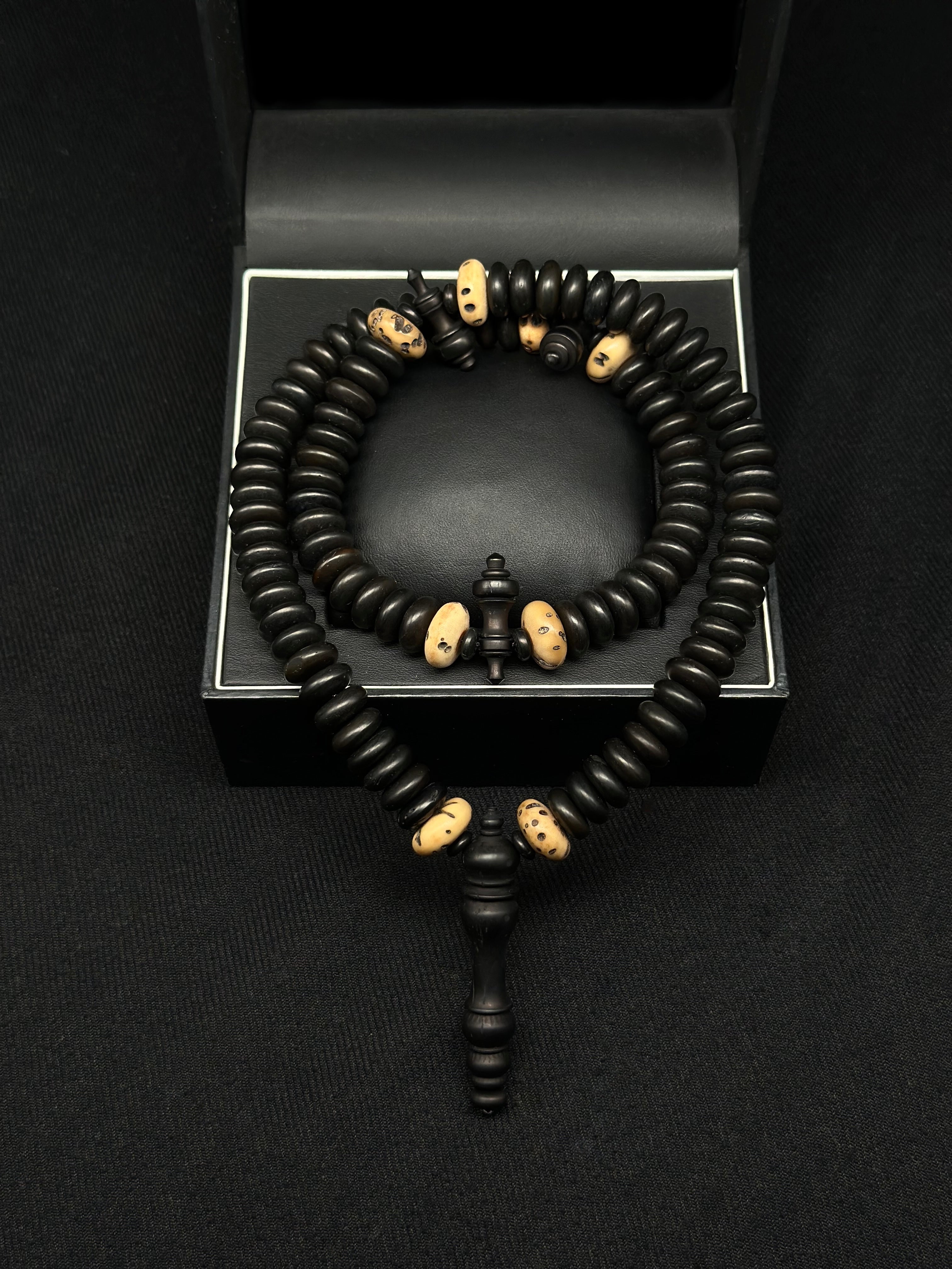 Ebony x Oud Salib Darqawi Tasbih