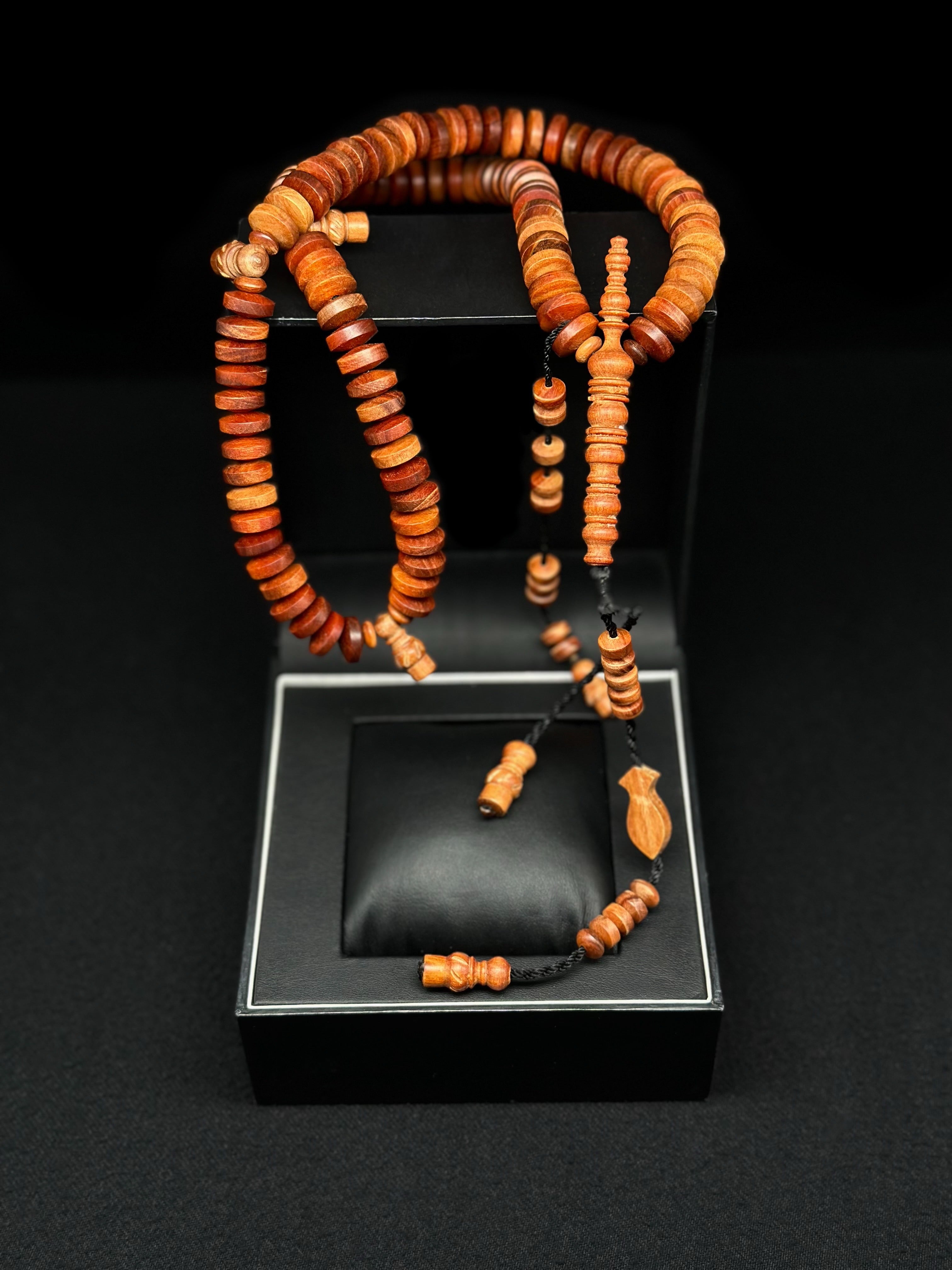 Pure Red Agarwood Rumi Model Darqawi Tasbih
