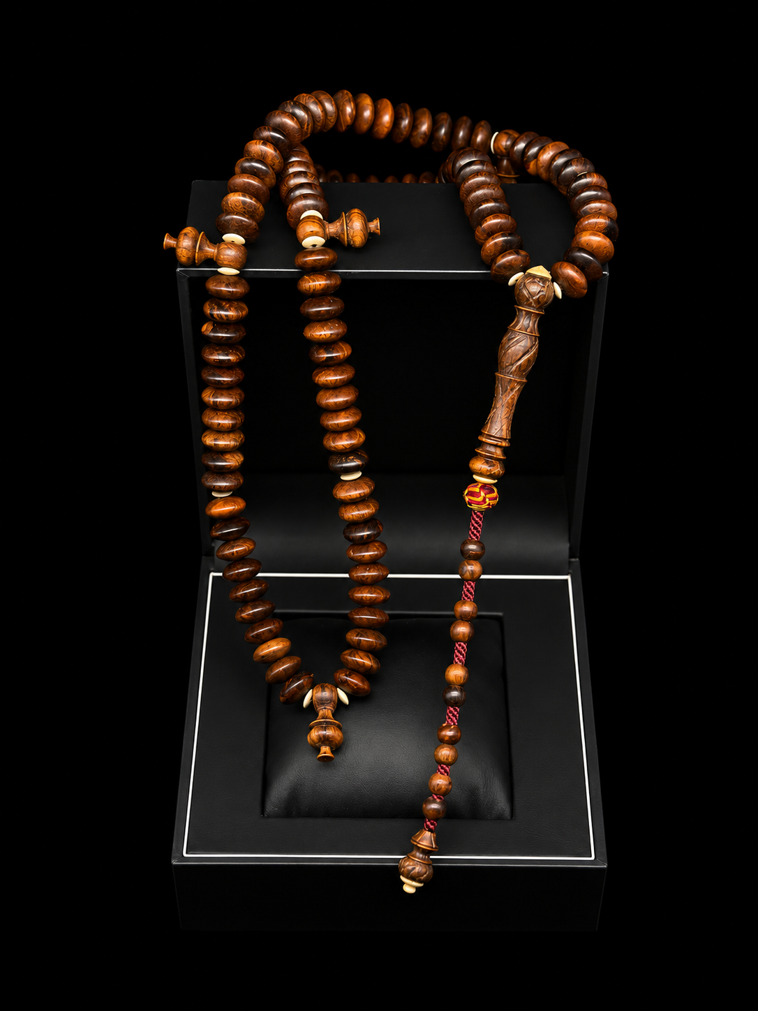 Pure Grade A Carved Oud Agarwood Tasbih Rifai Model