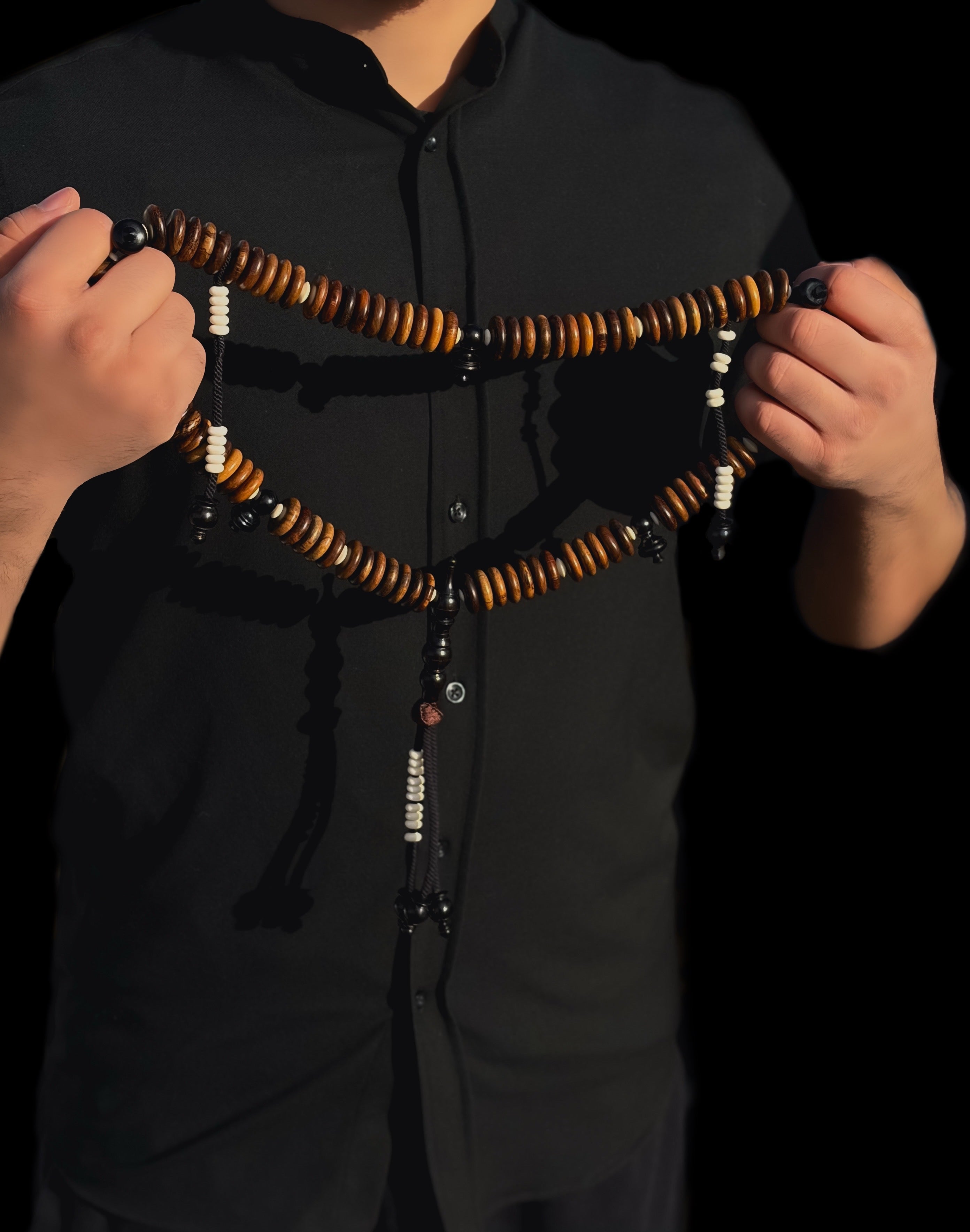 Grade A Oud Agarwood x Ebony Tasbih (XL)