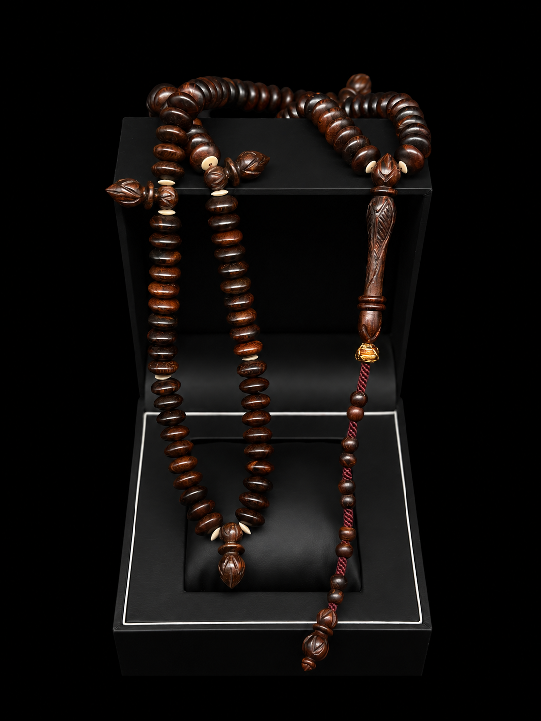 Pure Grade A Carved Oud Agarwood Tasbih