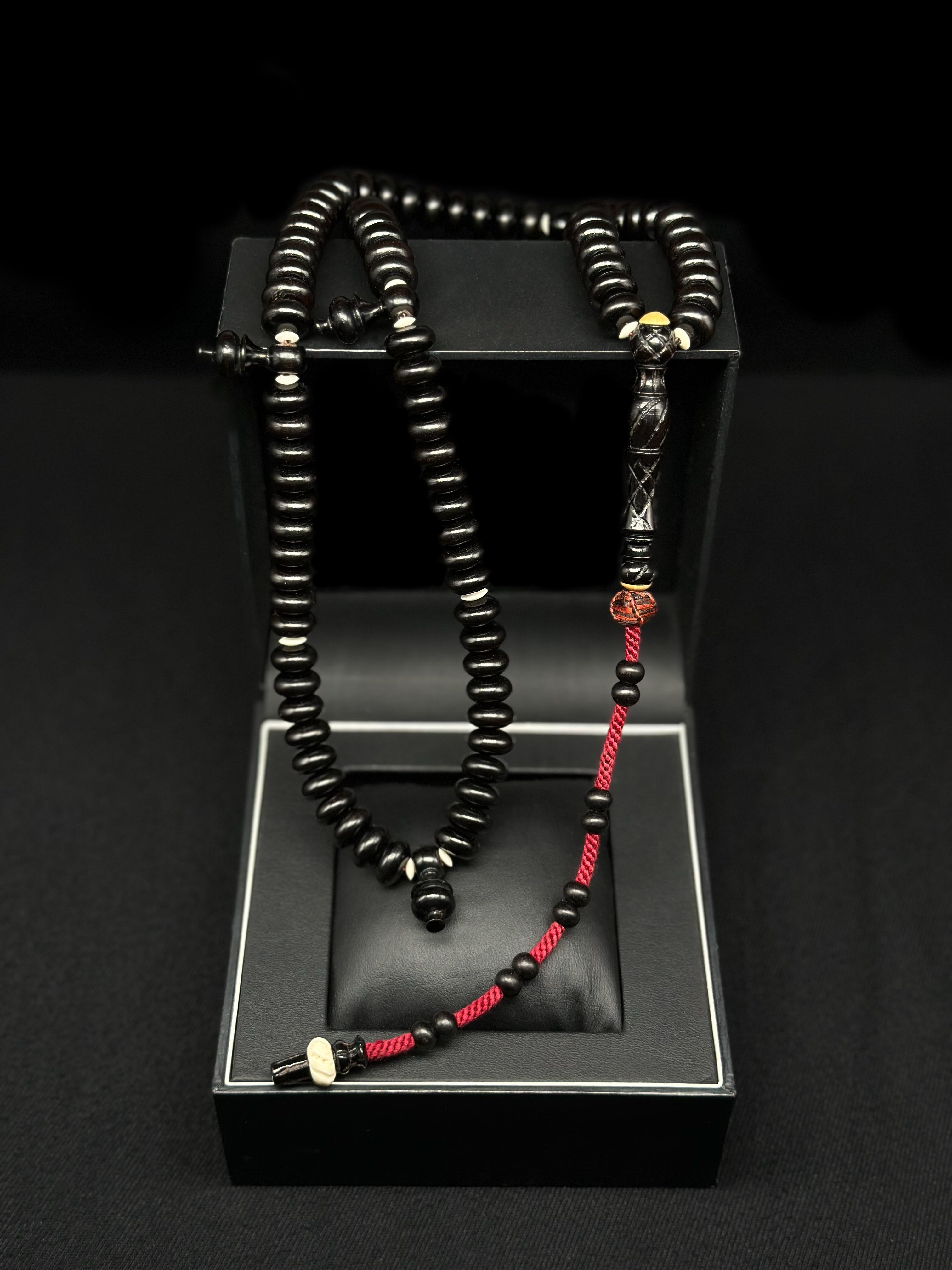 Pure Carved Ebony Tasbih