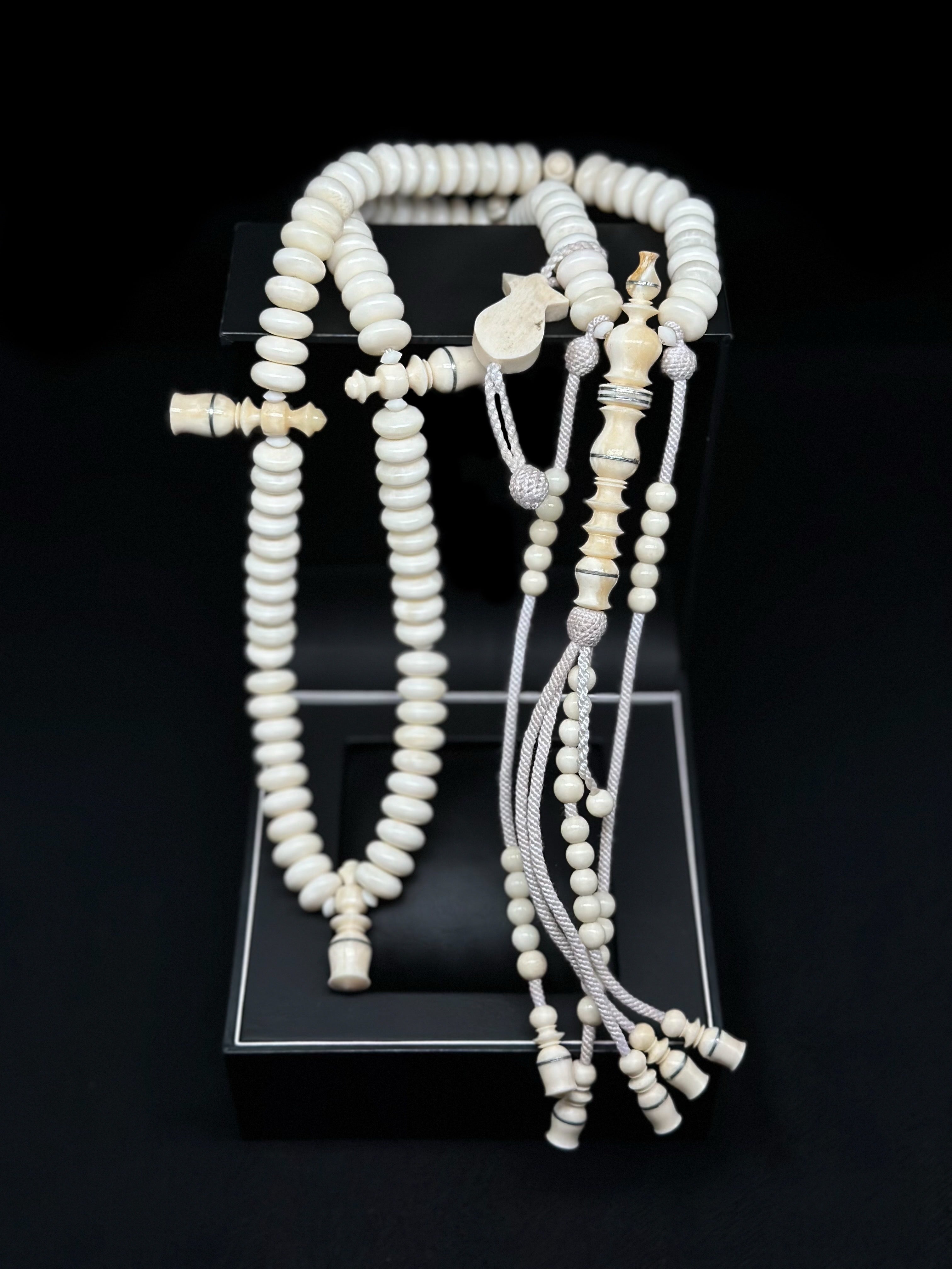 Pure Cow Bone Tasbih With Prophetic Sandal