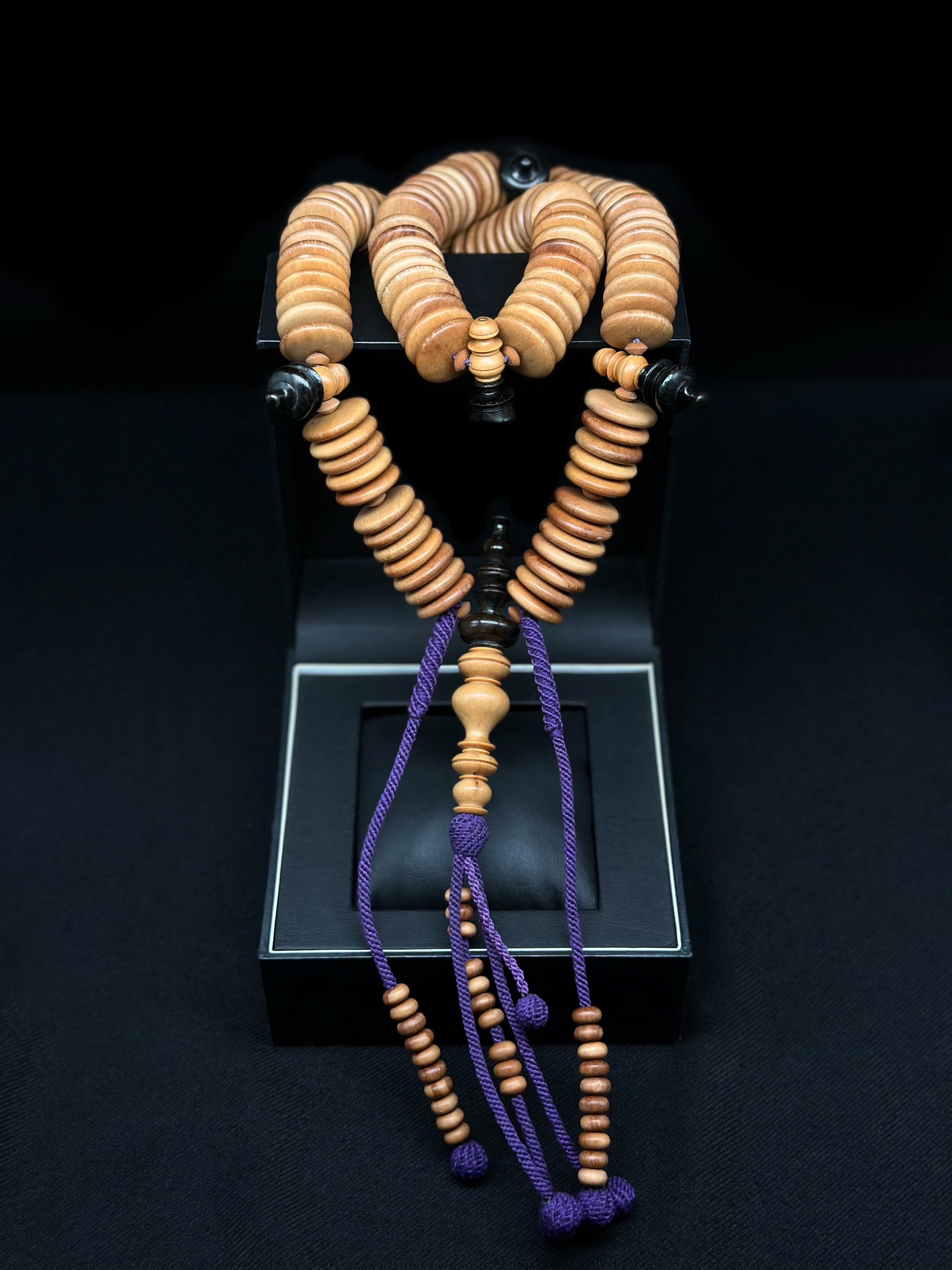 Pure Sandalwood x Ebony Tasbih (XL)