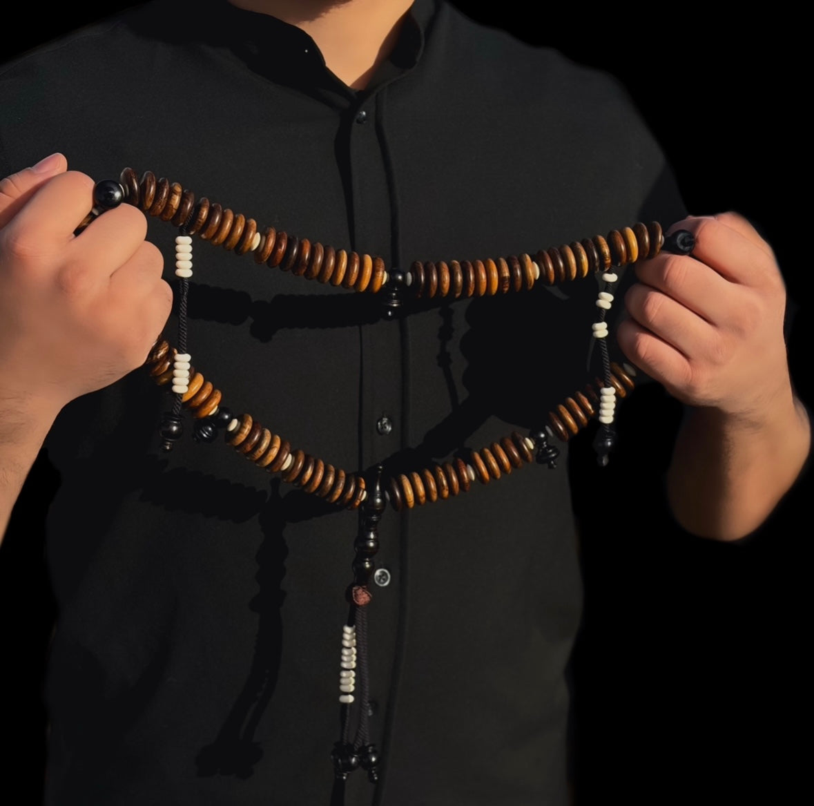 Grade A Oud Agarwood x Ebony Tasbih (XL)