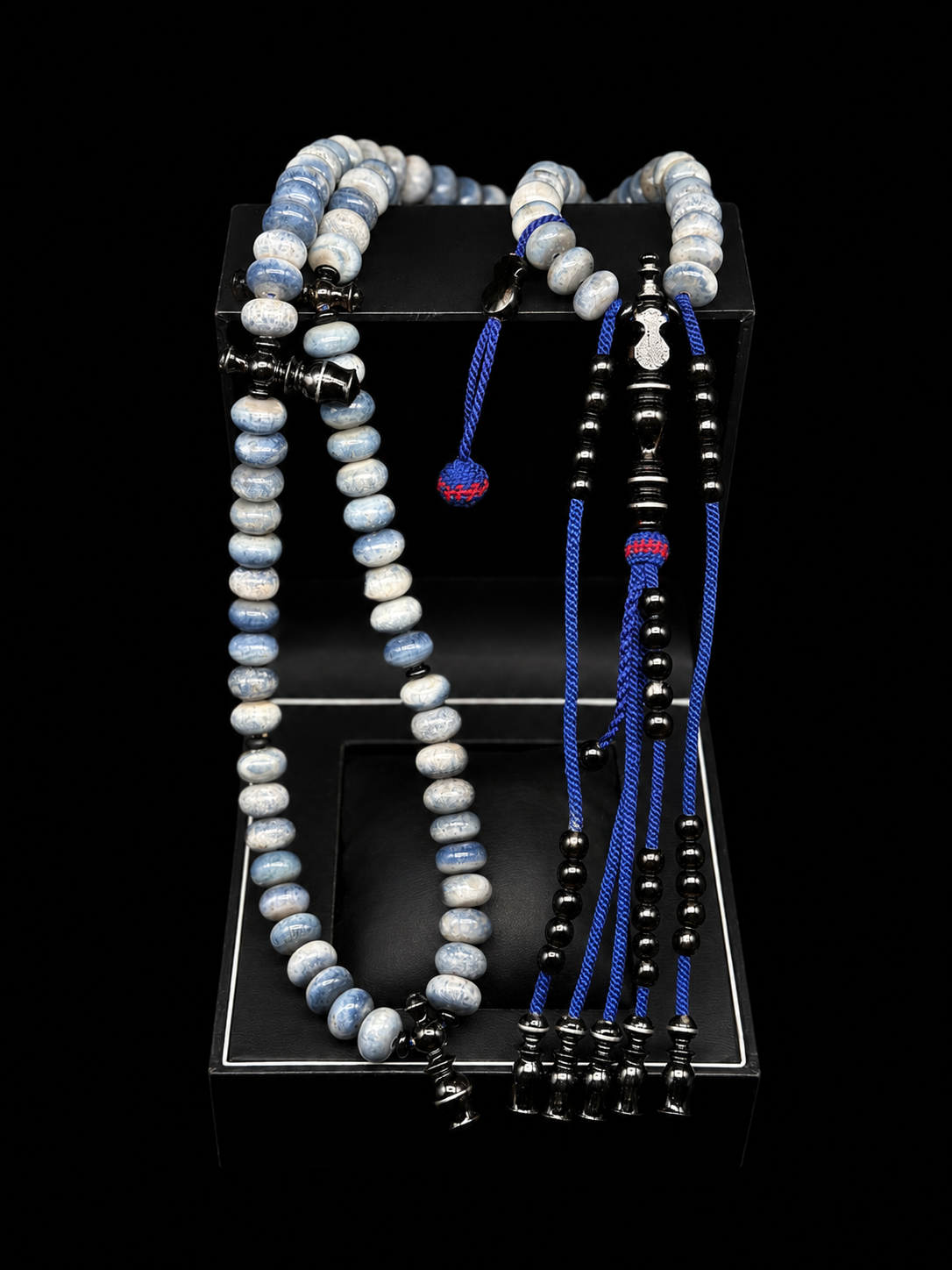 Blue Marjan x Yusr Tasbih