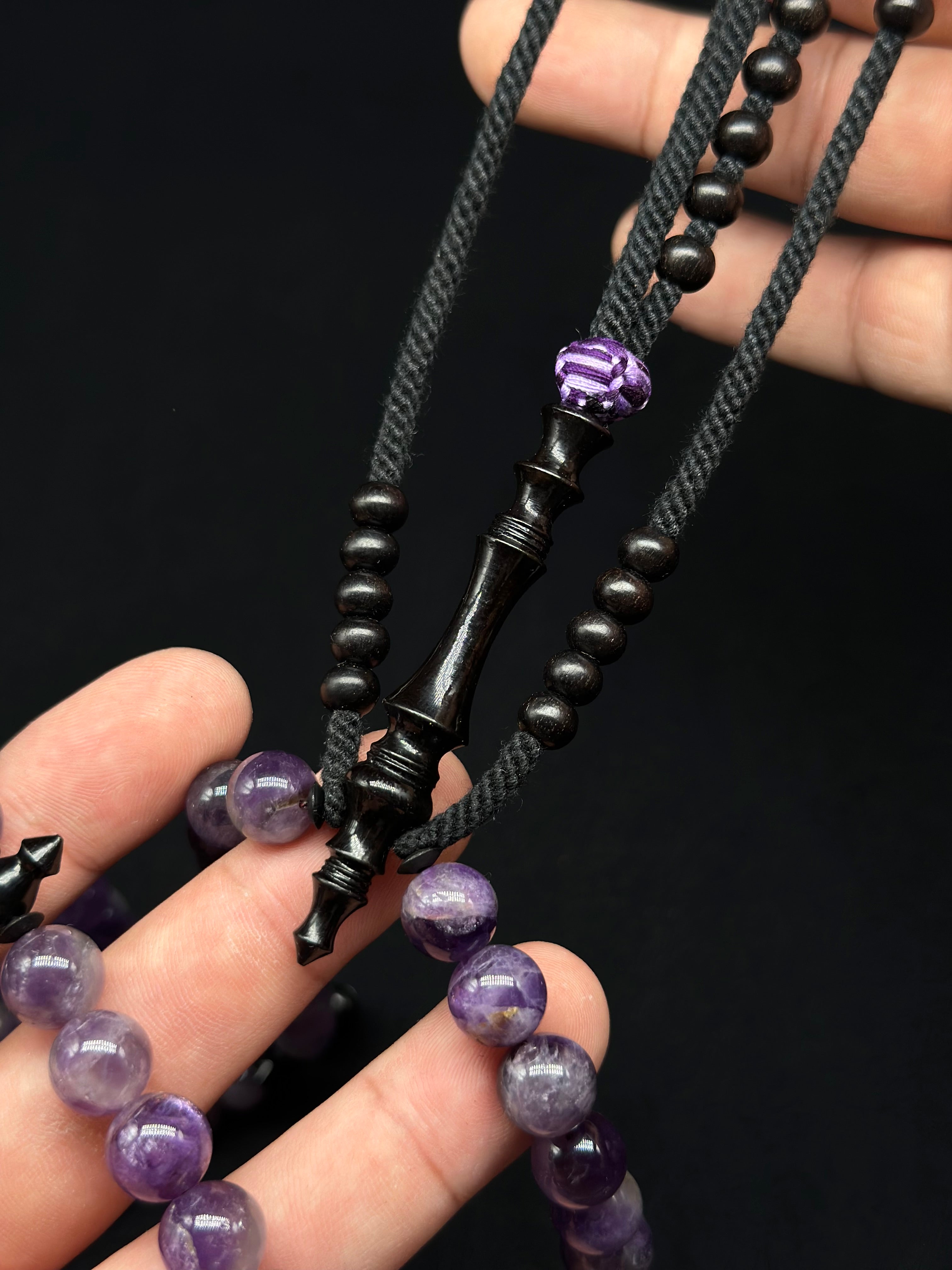 Amethyst x Ebony Tasbih (XL)