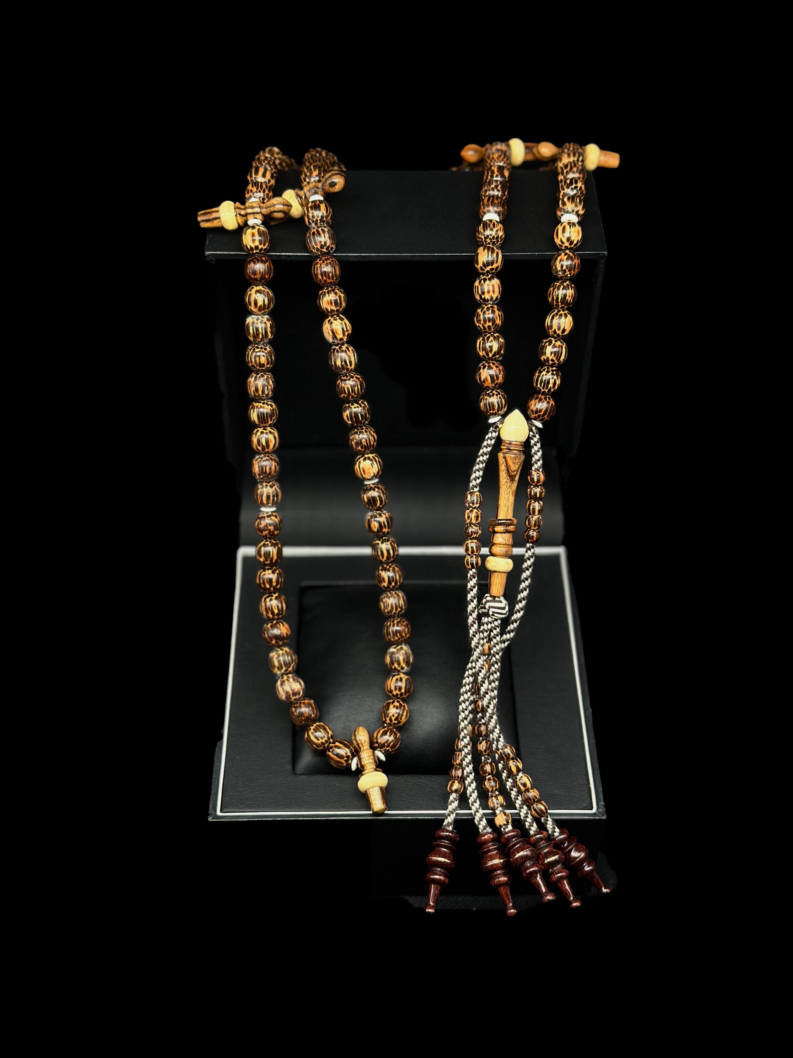 Black Liwung Wood Rumi Model Tasbih