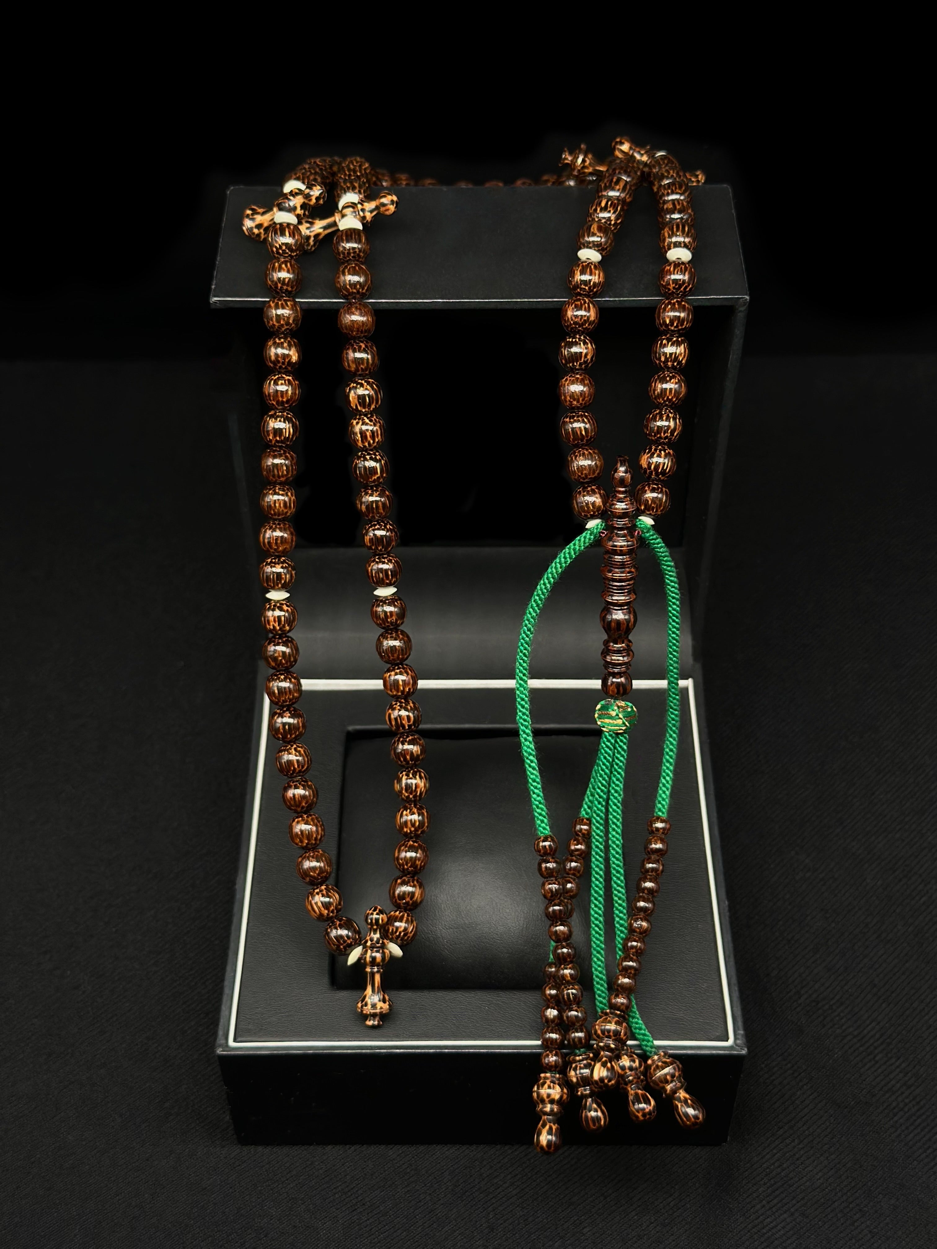 Pure Black Liwung Wood Tasbih