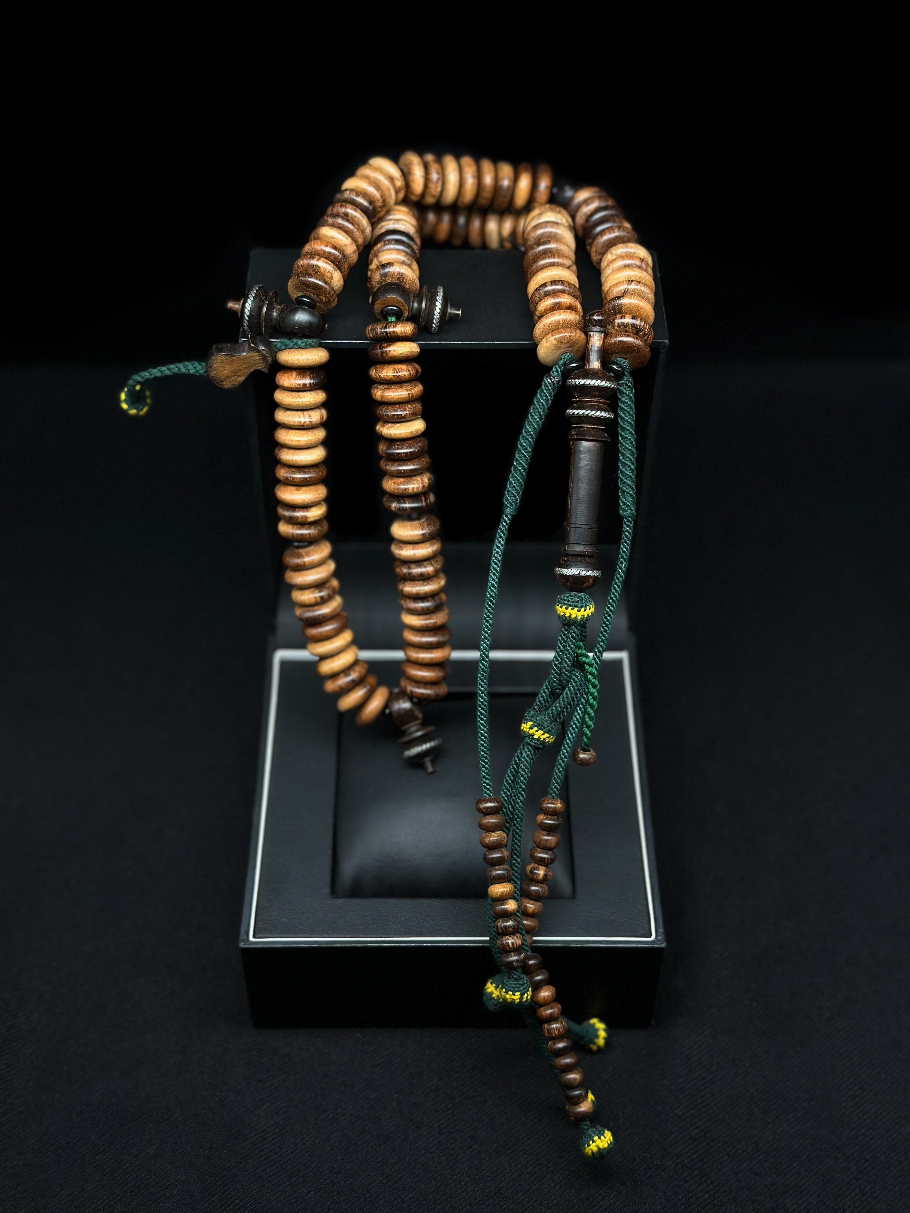 Pure Oud Agarwood x Tamarind Tasbih With Prophetic Sandal
