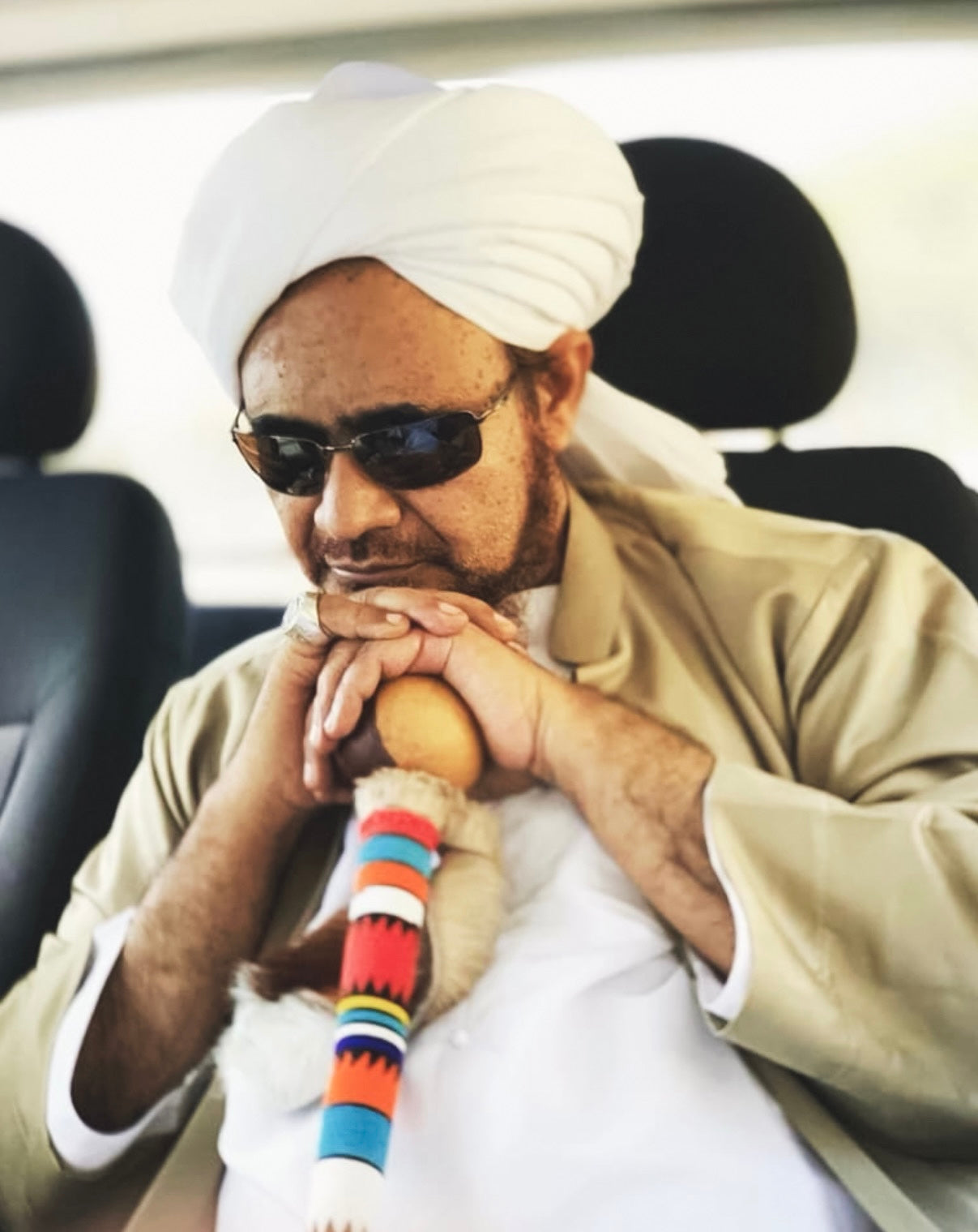 Pure Kuka x Ebony Tasbih Habib Umar Model With Prophetic Sandal