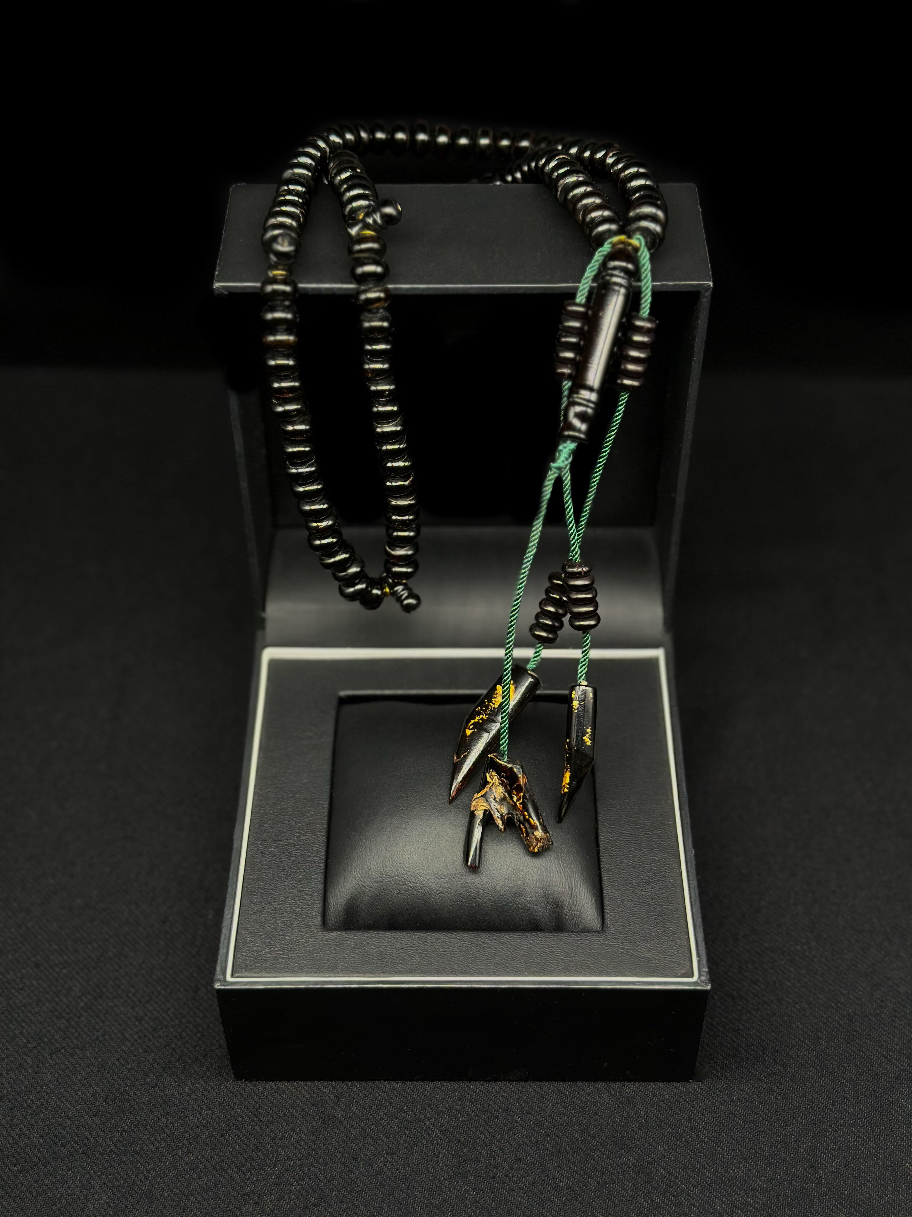 Pure Egyptian Black Yusr Tasbih