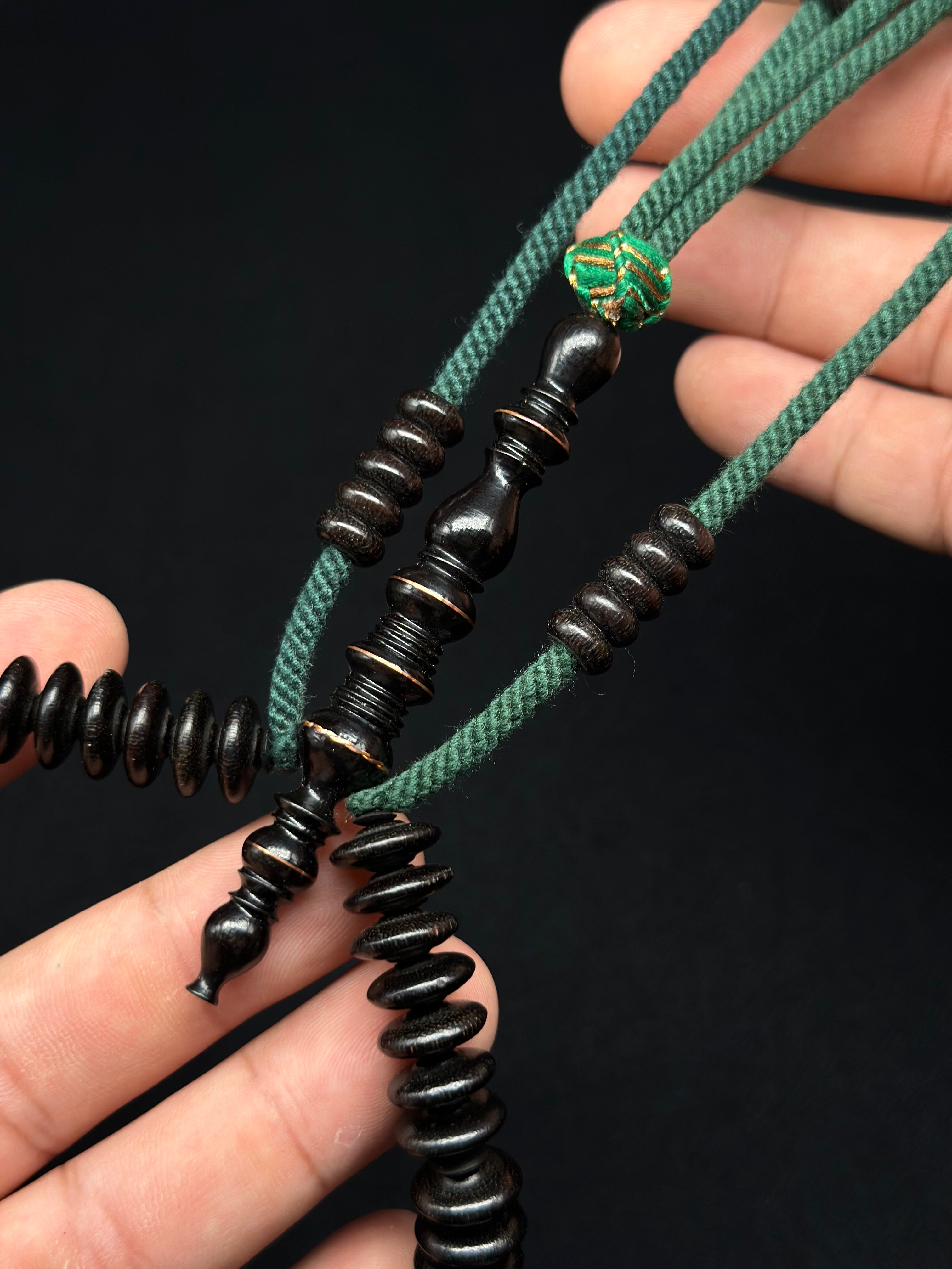 Pure Black Tamarind Tasbih
