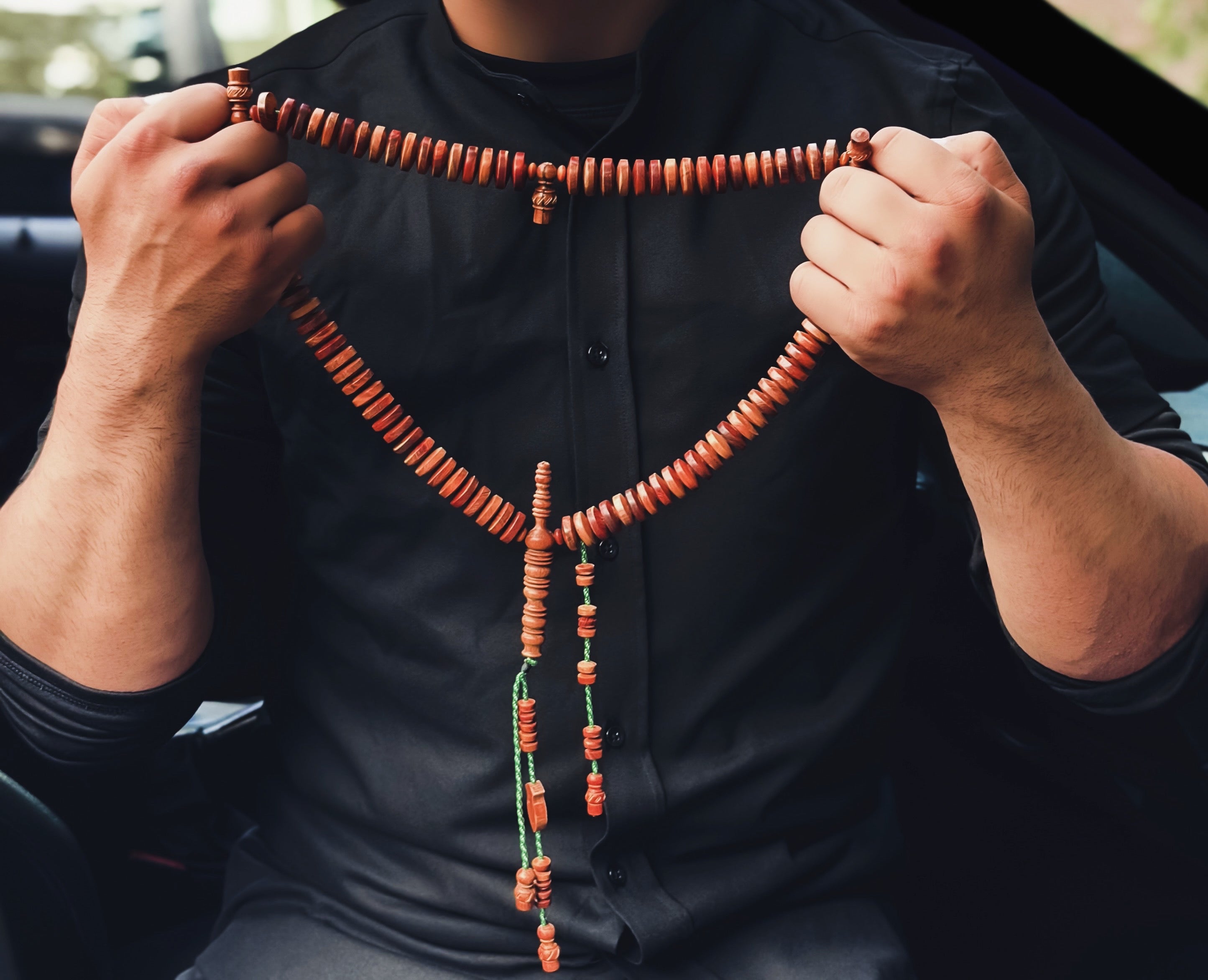 Pure Red Agarwood Rumi Model Darqawi Tasbih (XL)