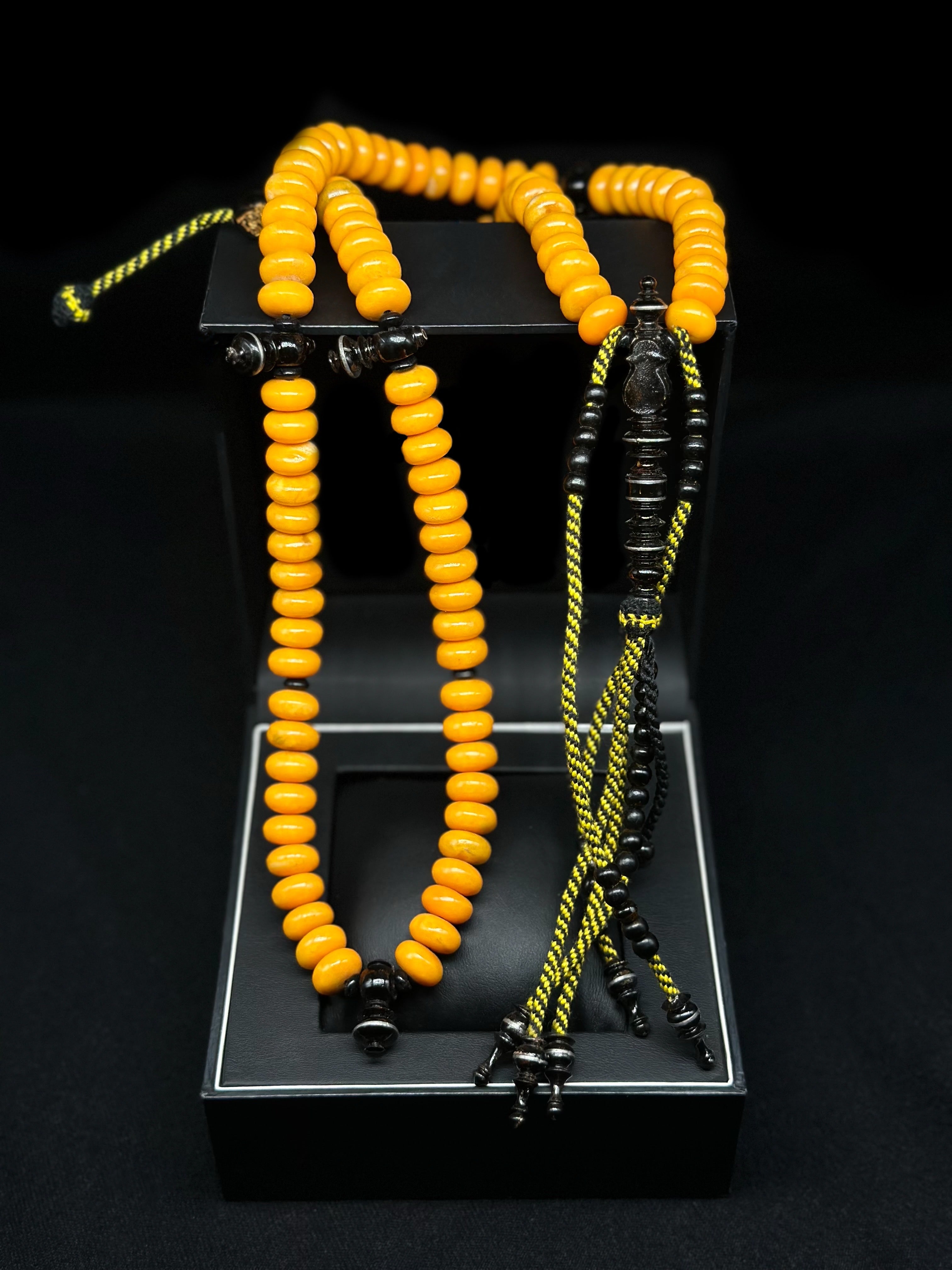Orange Marjan x Yusr Tasbih