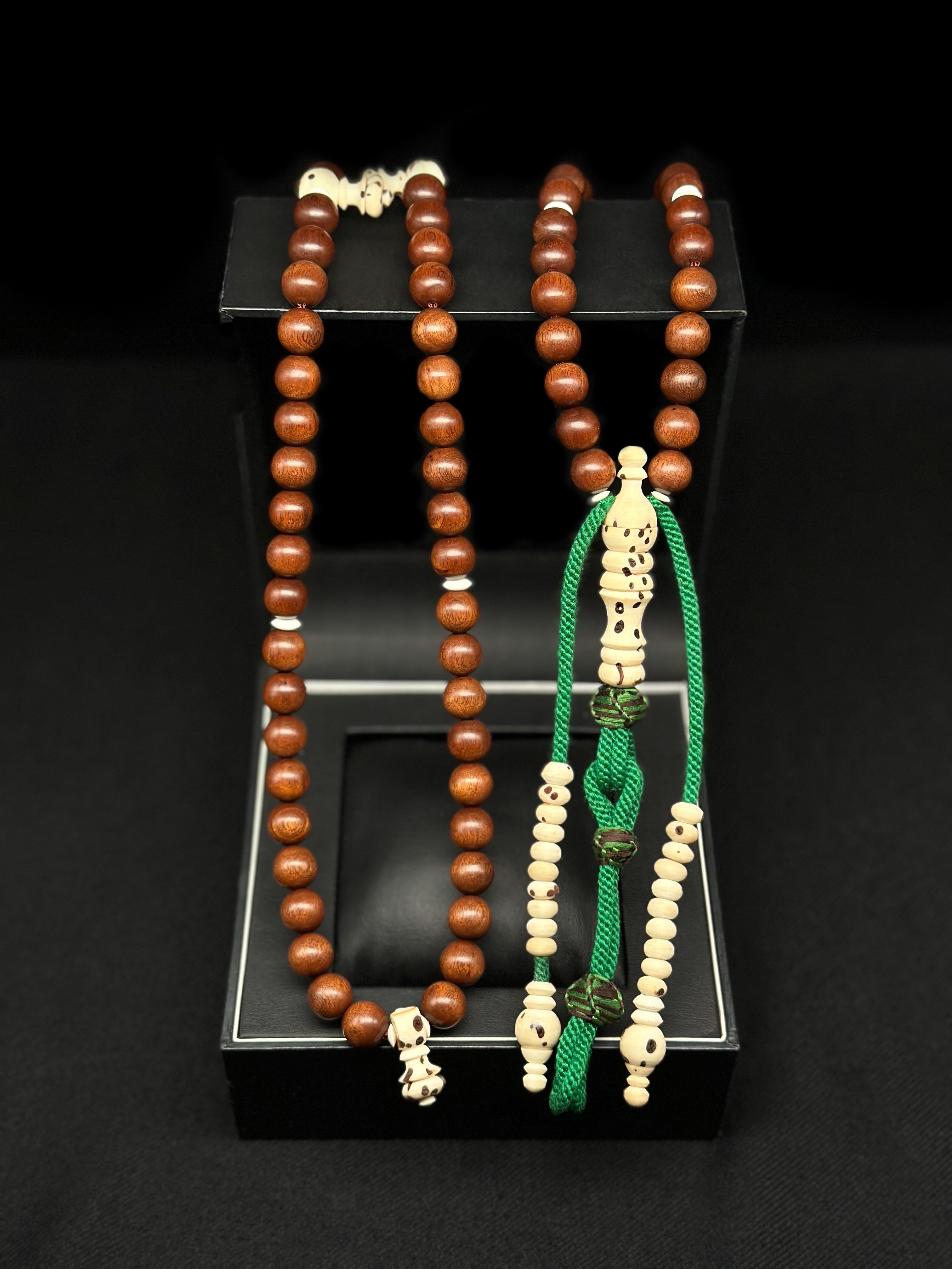 Oud Salib x Stigi Wood Tasbih Prayer Beads