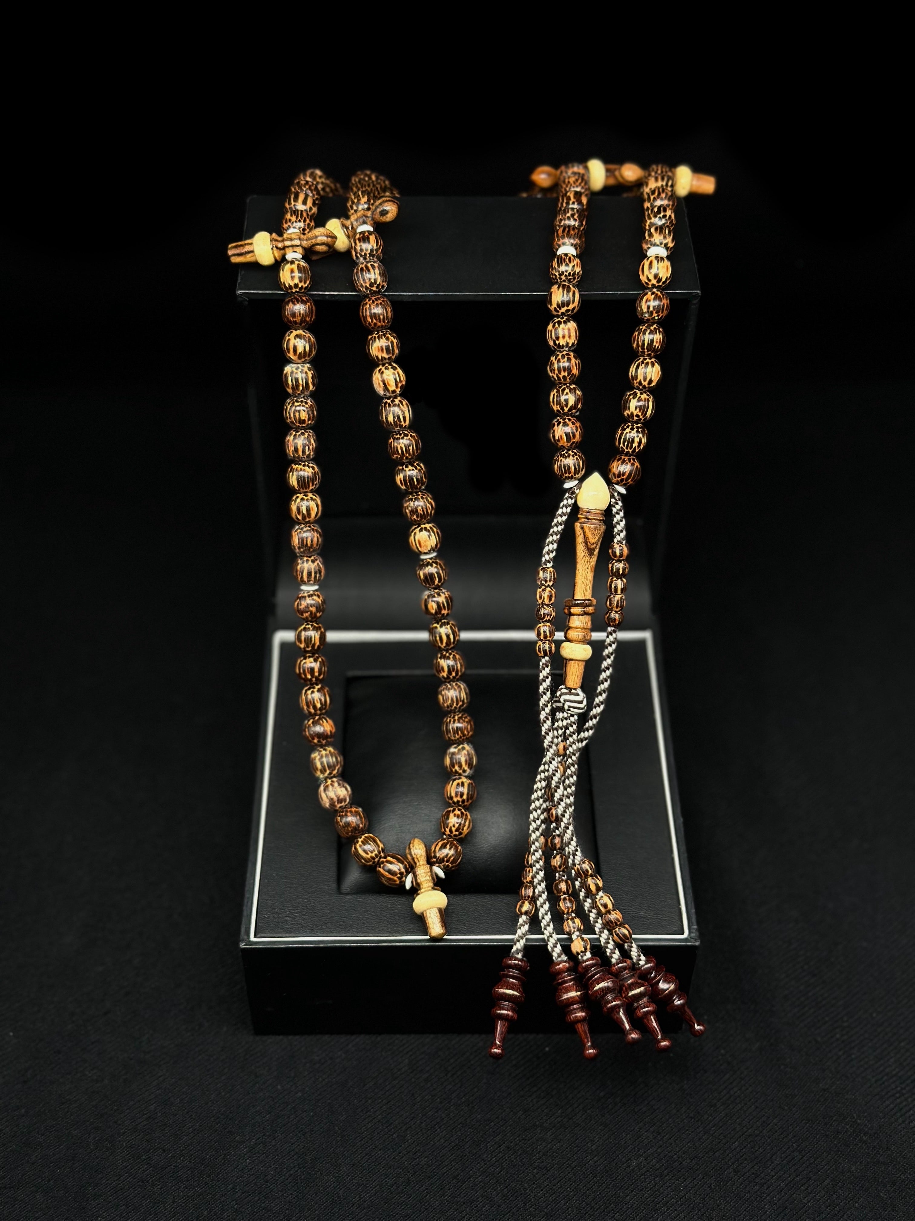 Black Liwung Wood Rumi Model Tasbih
