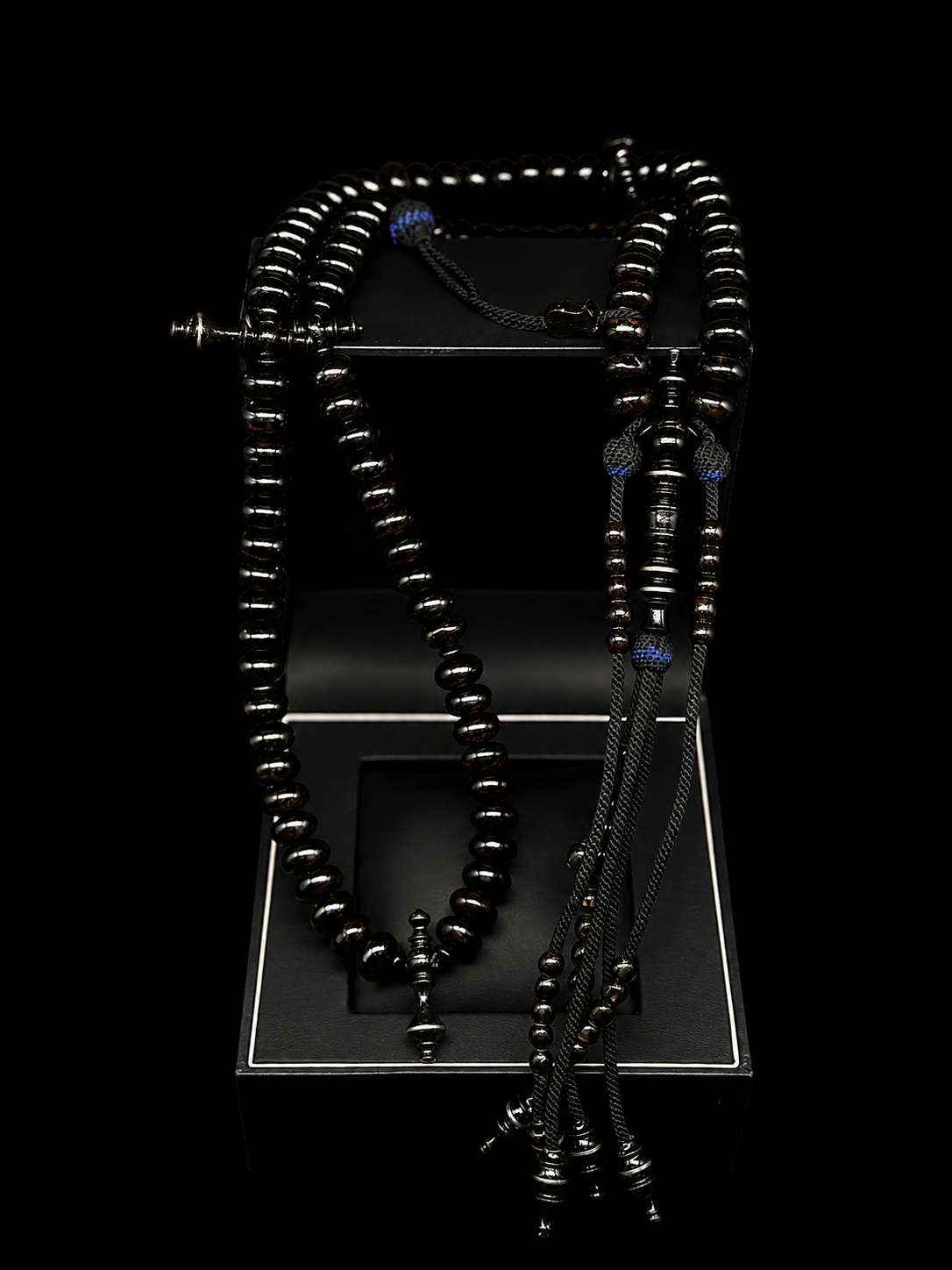 Pure Black Yusr Tasbih