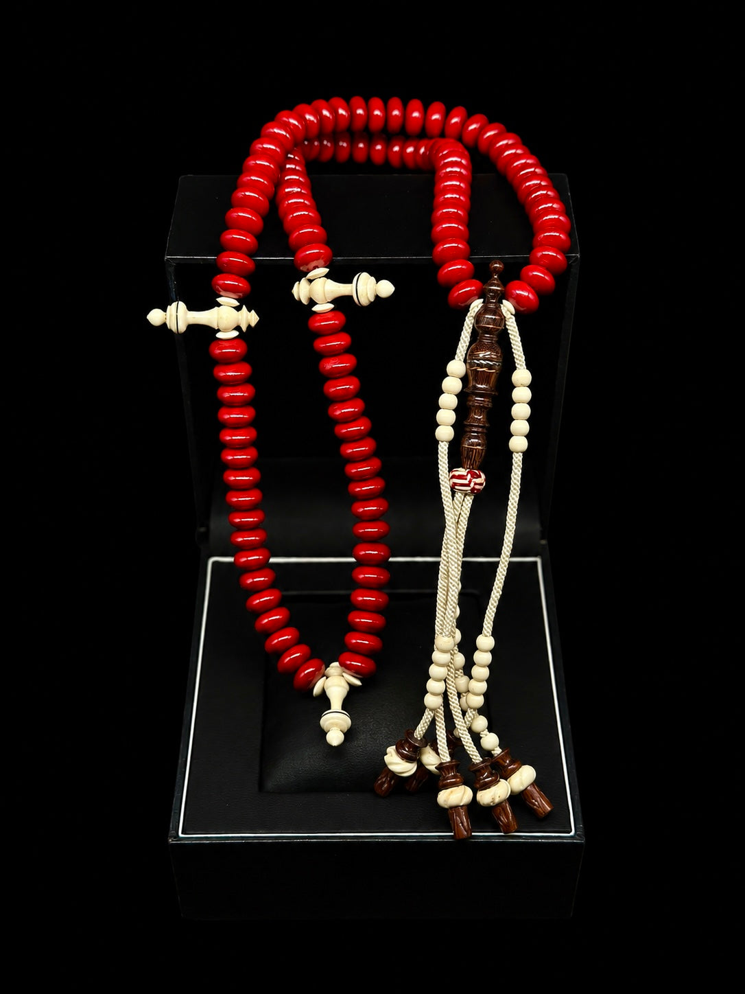 Red Marjan x Tamarind x Bone Darqawi Tasbih