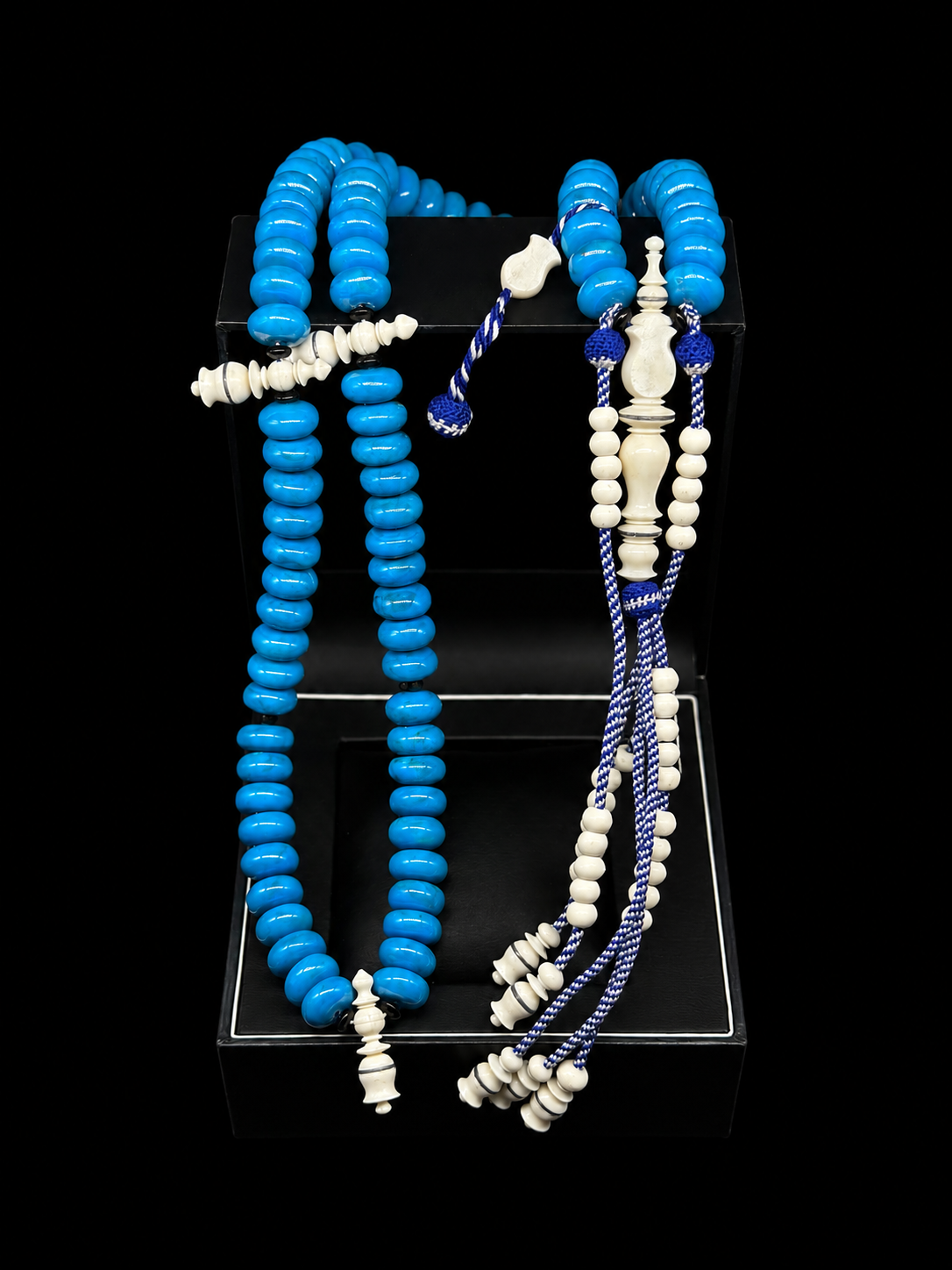 Blue Marjan x Bone Tasbih (L)