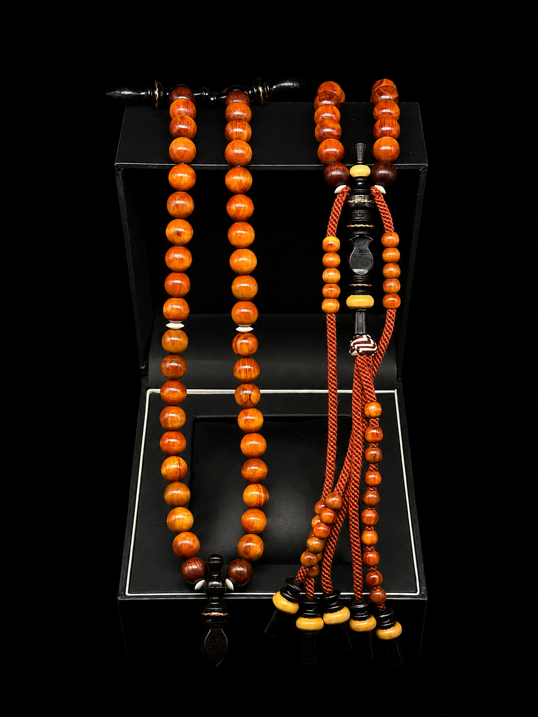 King Agathis x Ebony Tasbih Rumi x Sandala Model (L)
