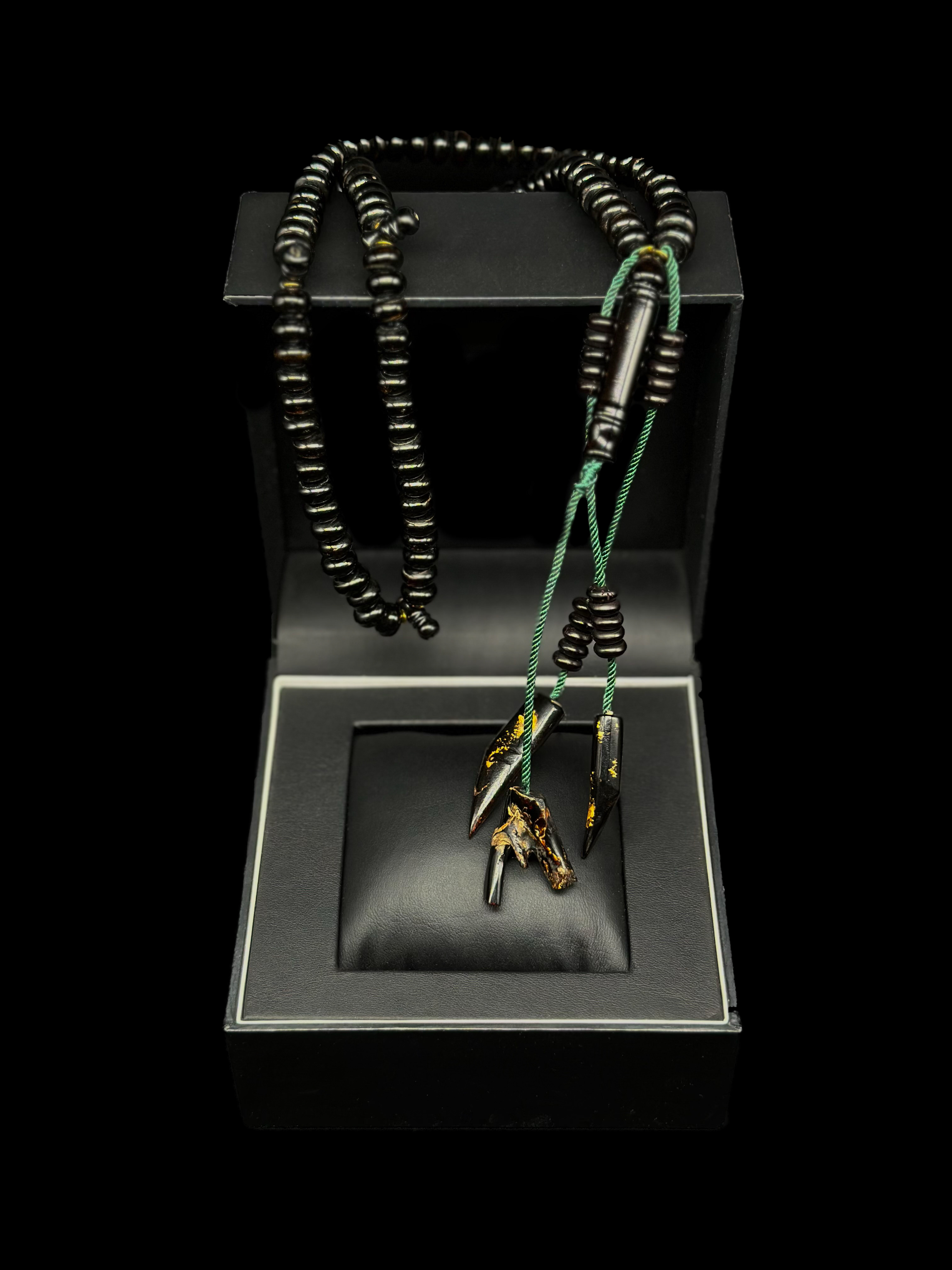 Pure Egyptian Black Yusr Tasbih