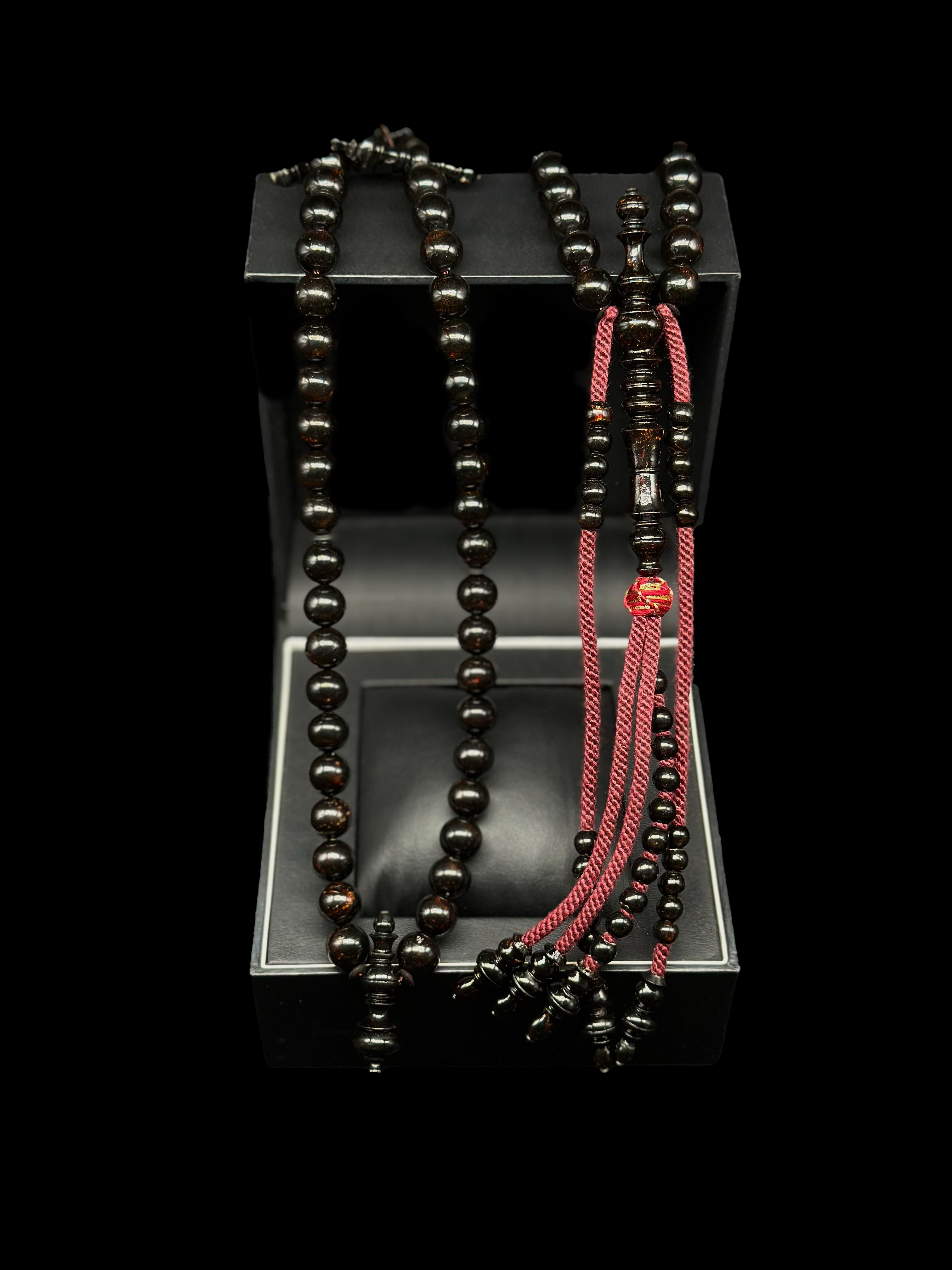 Pure Black Yusr Tasbih (XL)