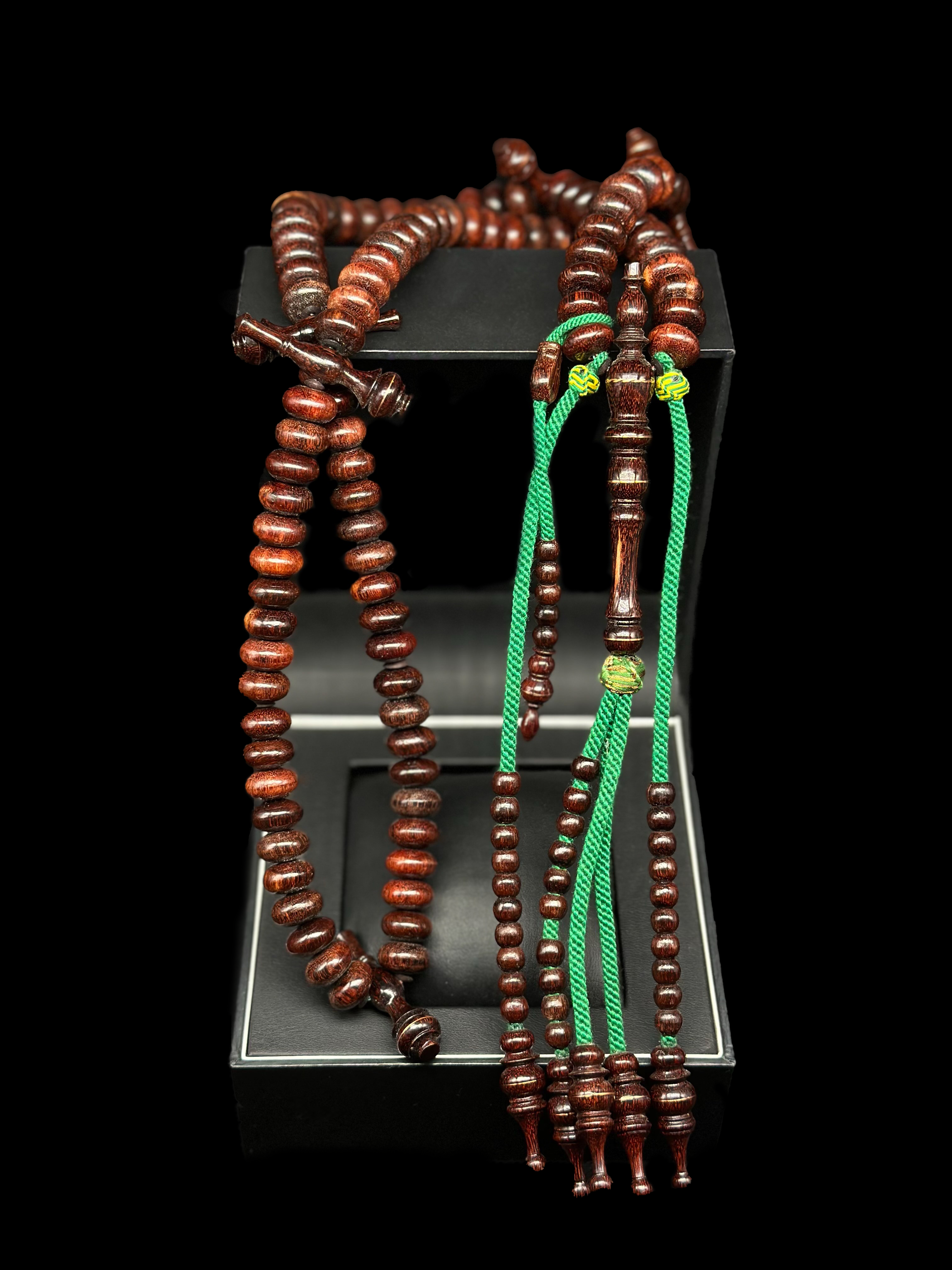 Pure Tamarind Tasbih With Prophetic Sandal (L)