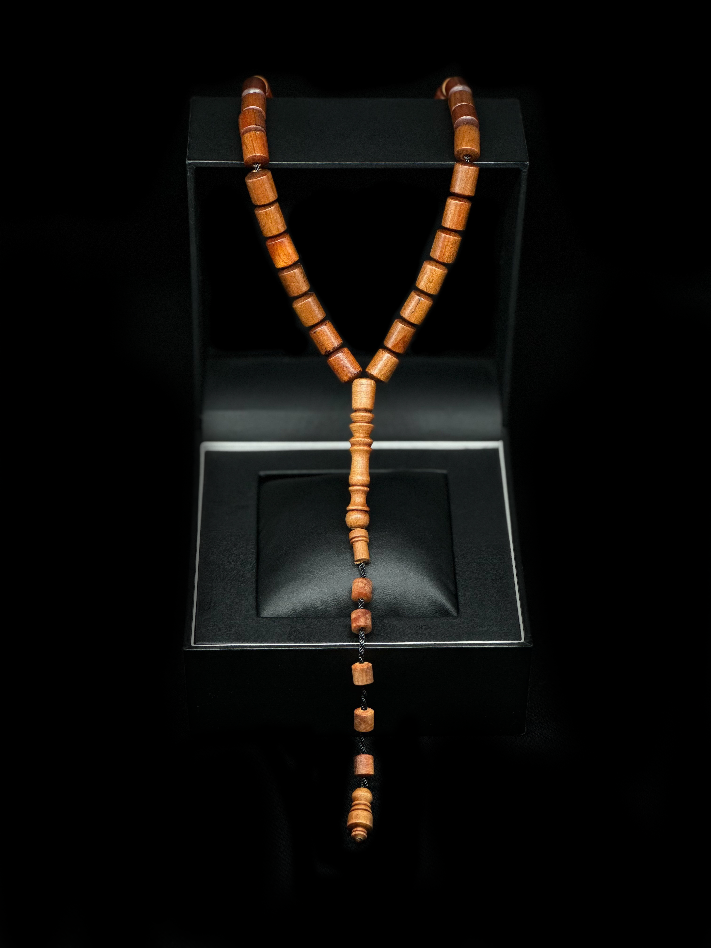 Adjustable Red Agarwood Tasbih 33 Beads