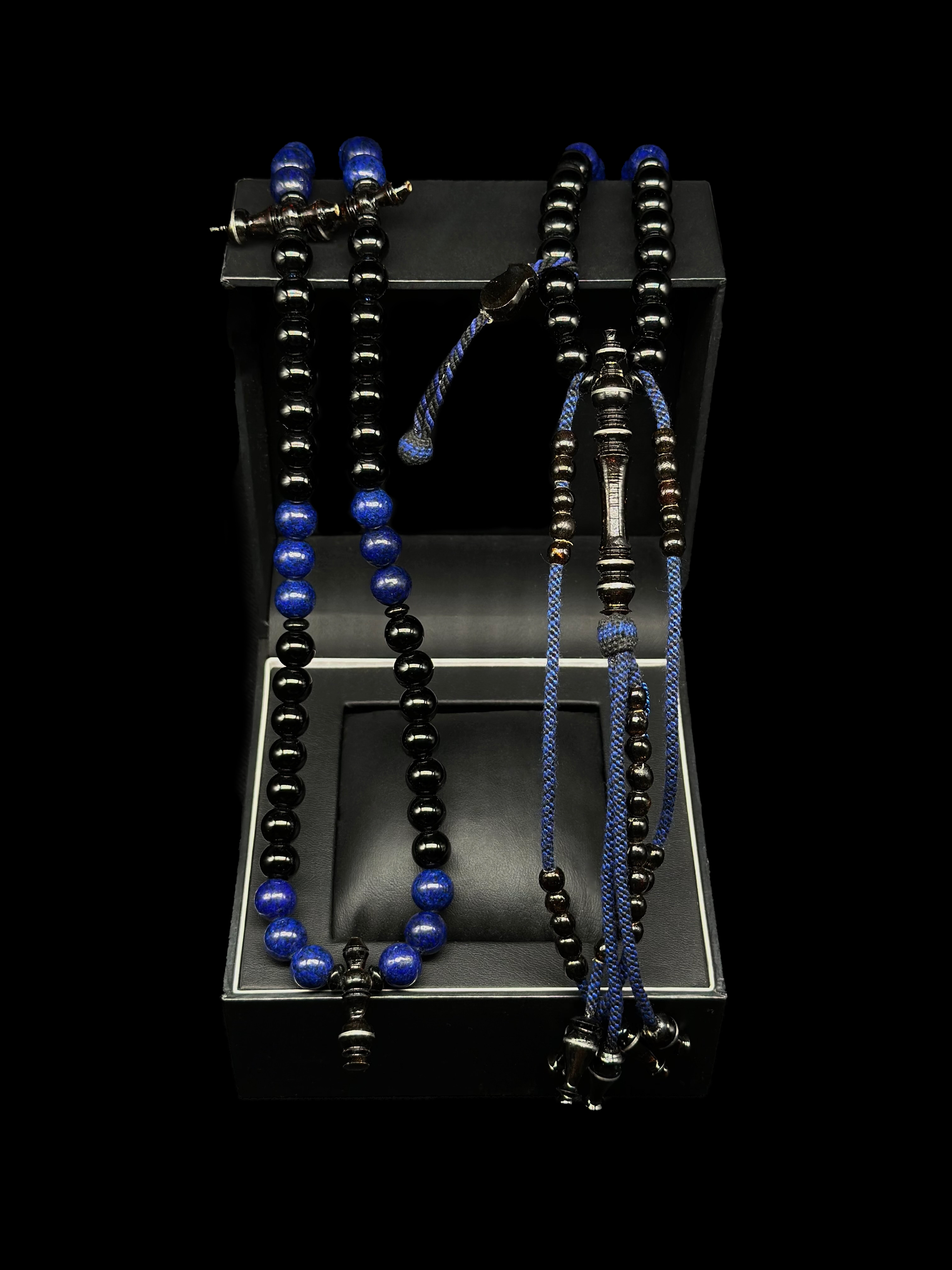 Lapis Lazuli x Black Yusr Tasbih