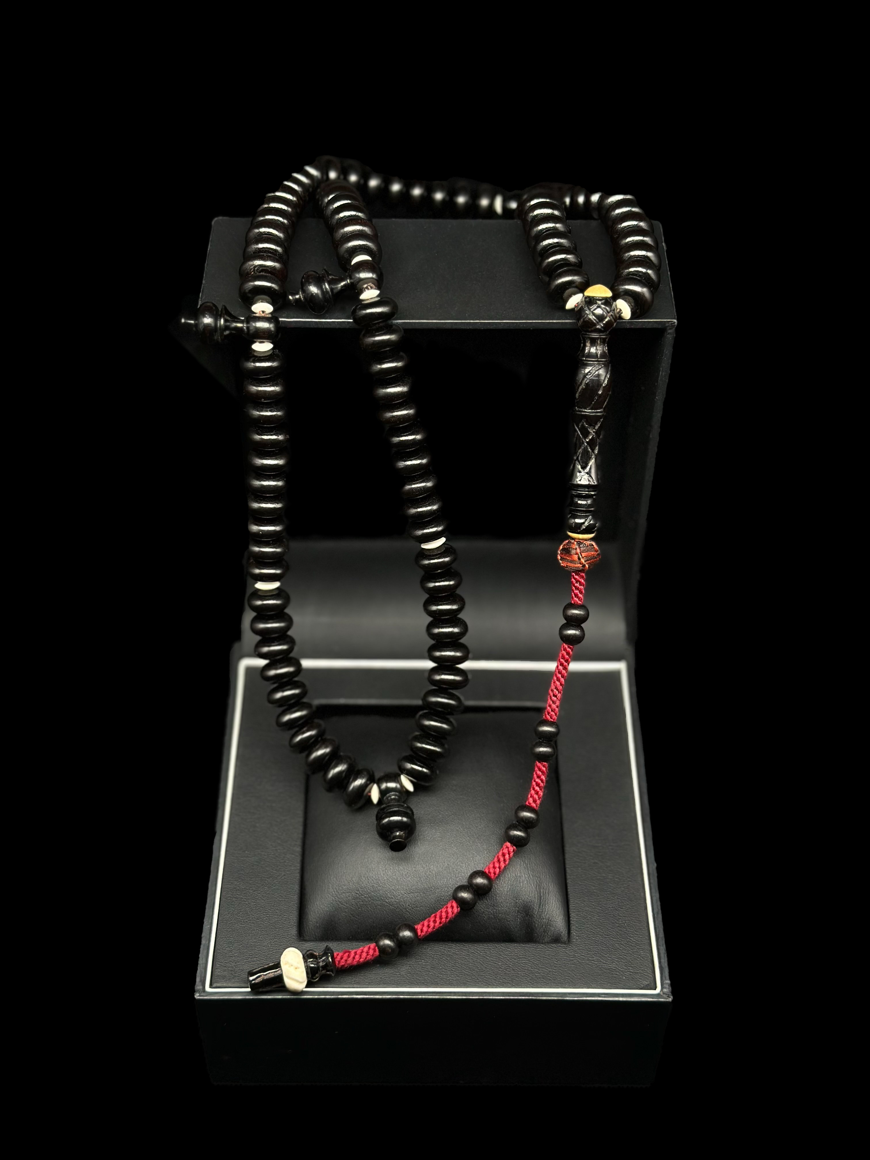 Pure Carved Ebony Tasbih