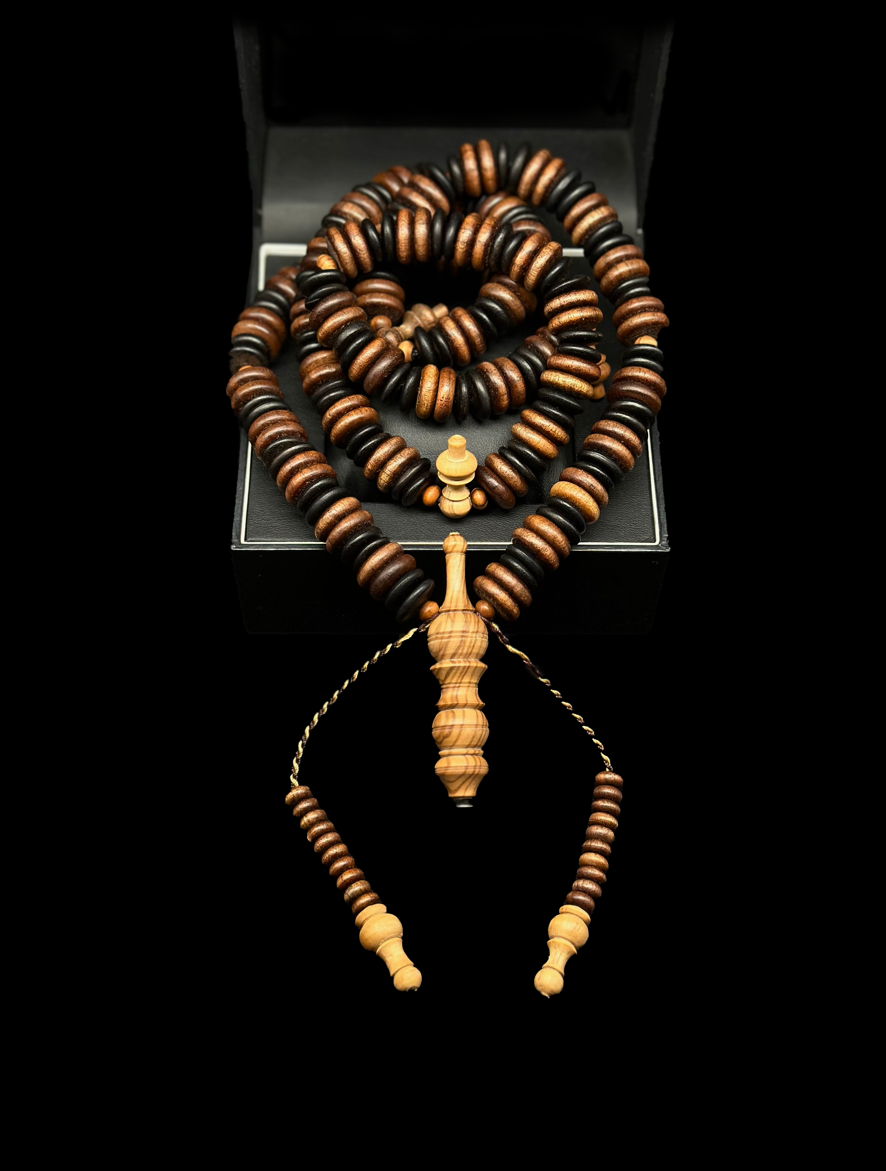 Olive Wood x Ebony 200 Tasbih