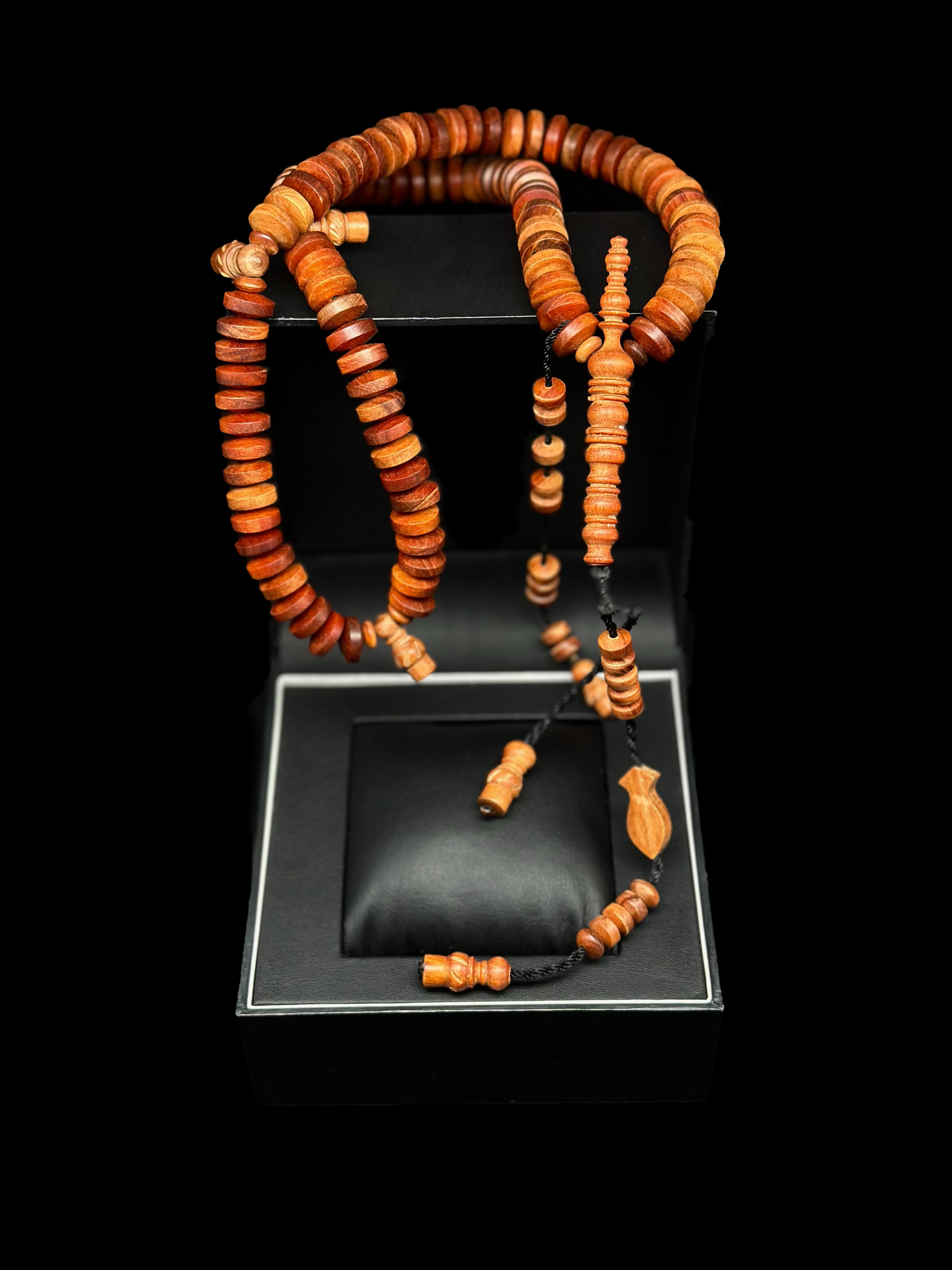 Pure Red Agarwood Rumi Model Darqawi Tasbih