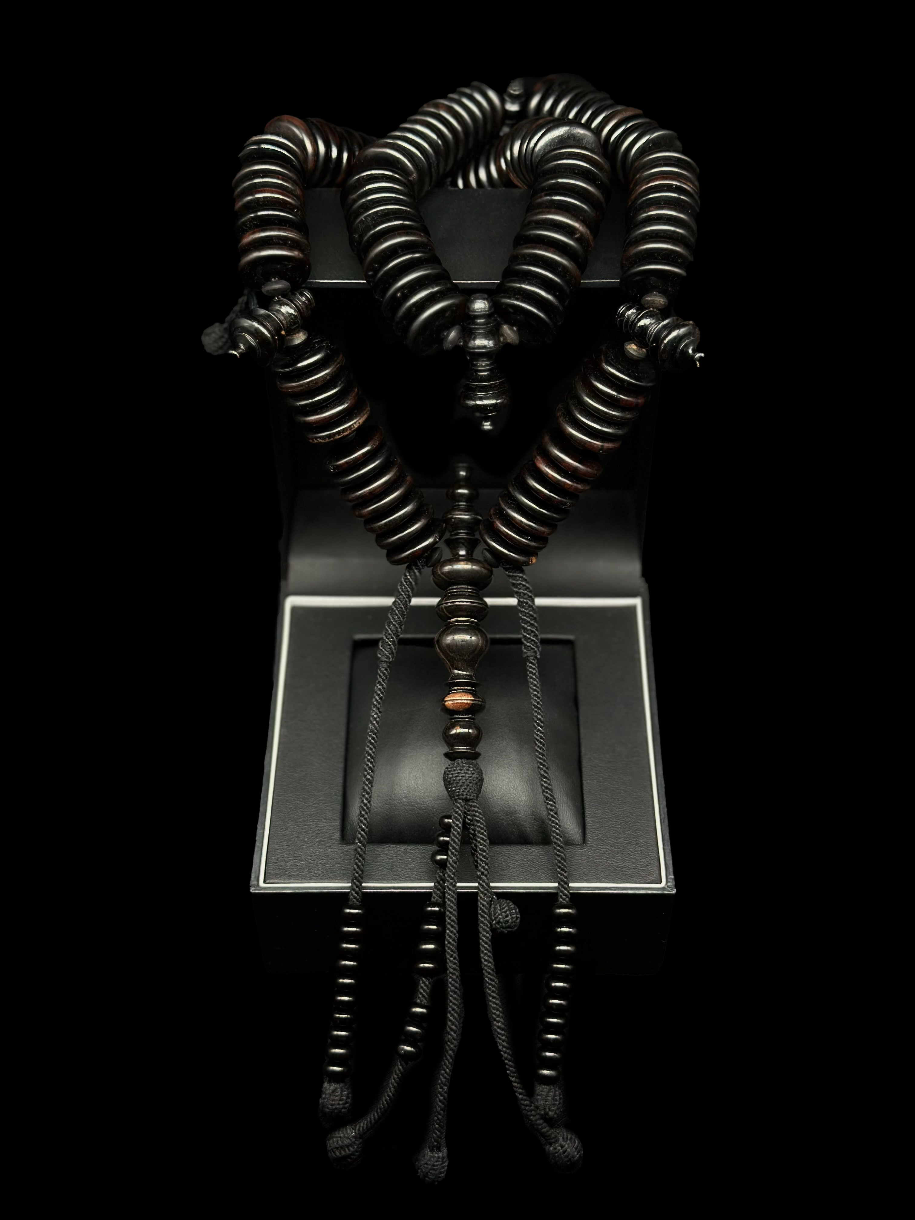 Pure Ebony Tasbih (XL)