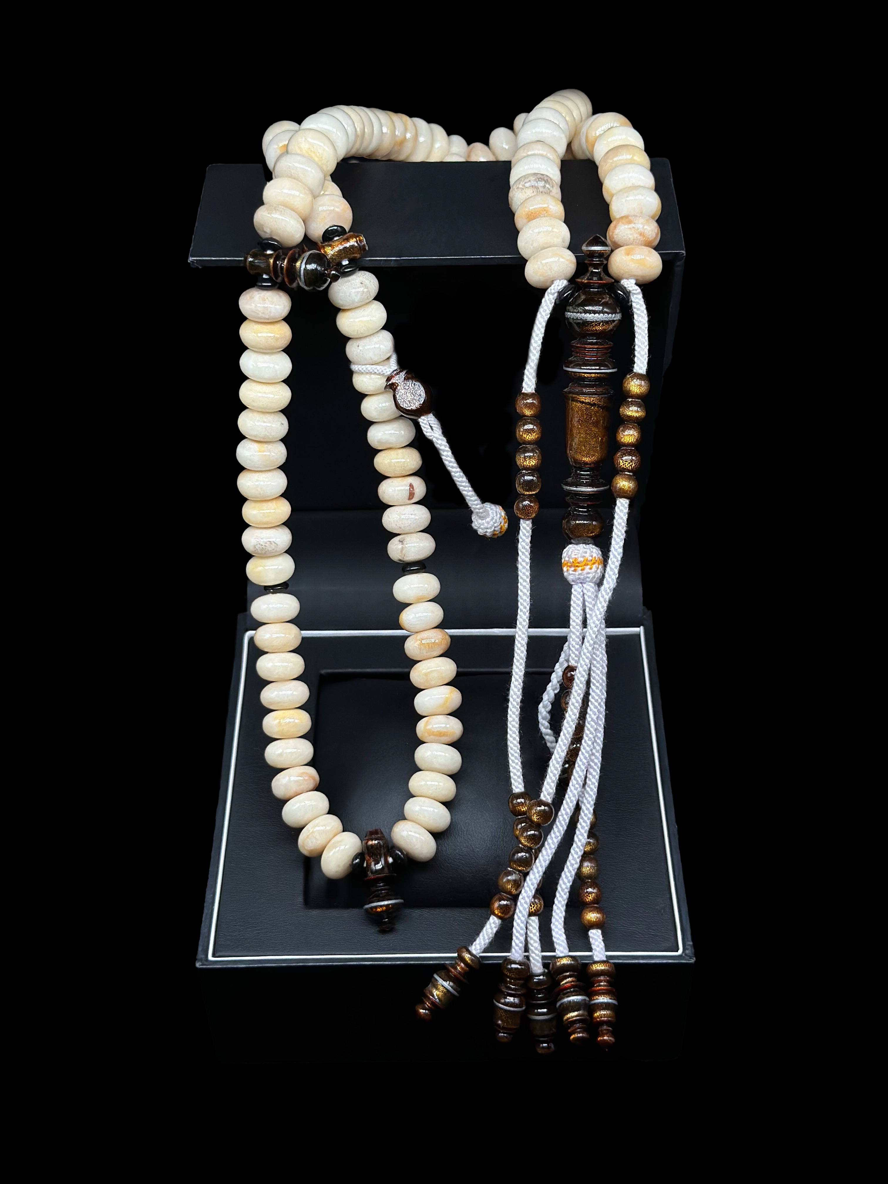 Marjan x Gold Yusr Tasbih