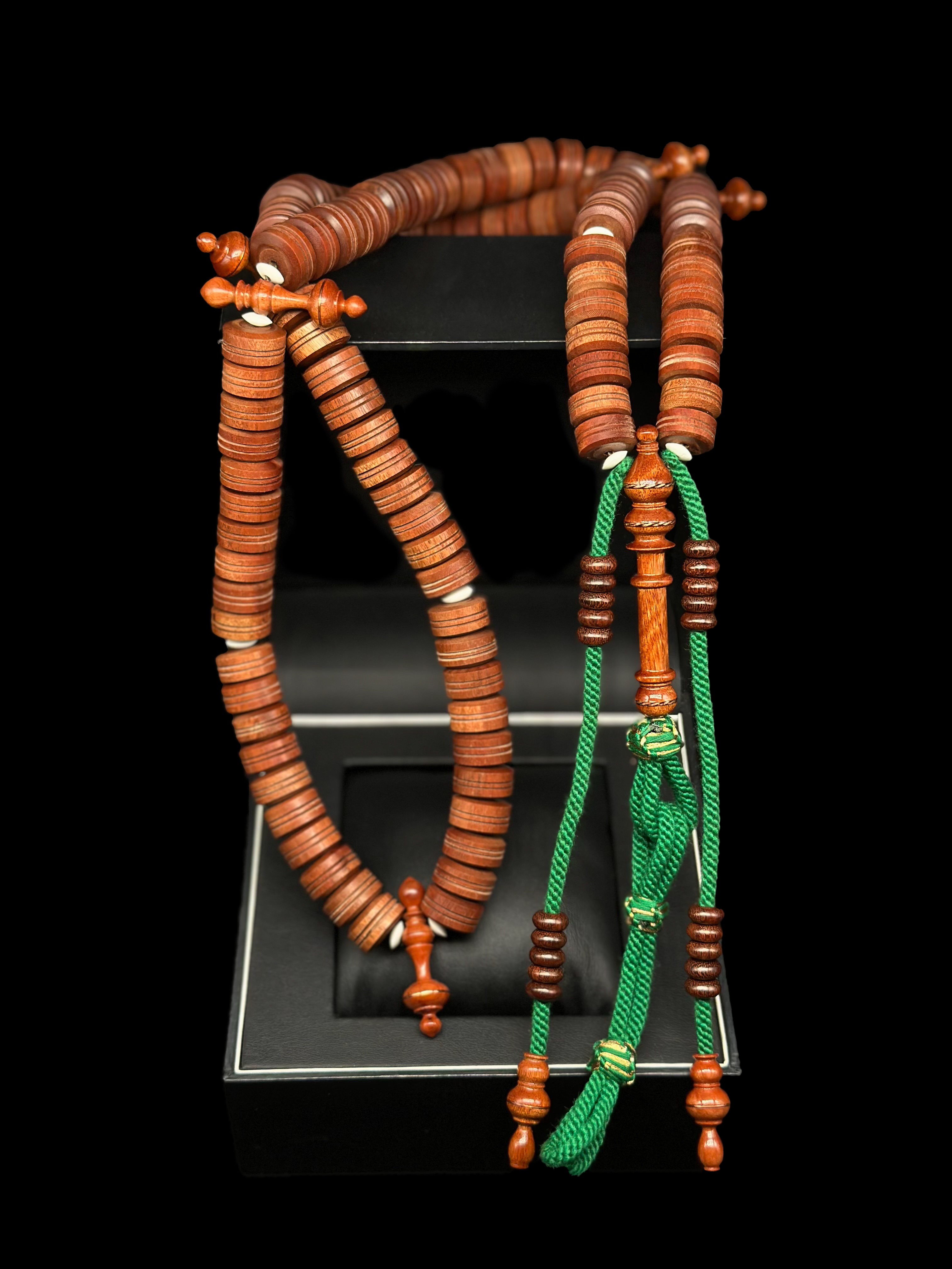 Pure Carved Stigi Wood Tasbih
