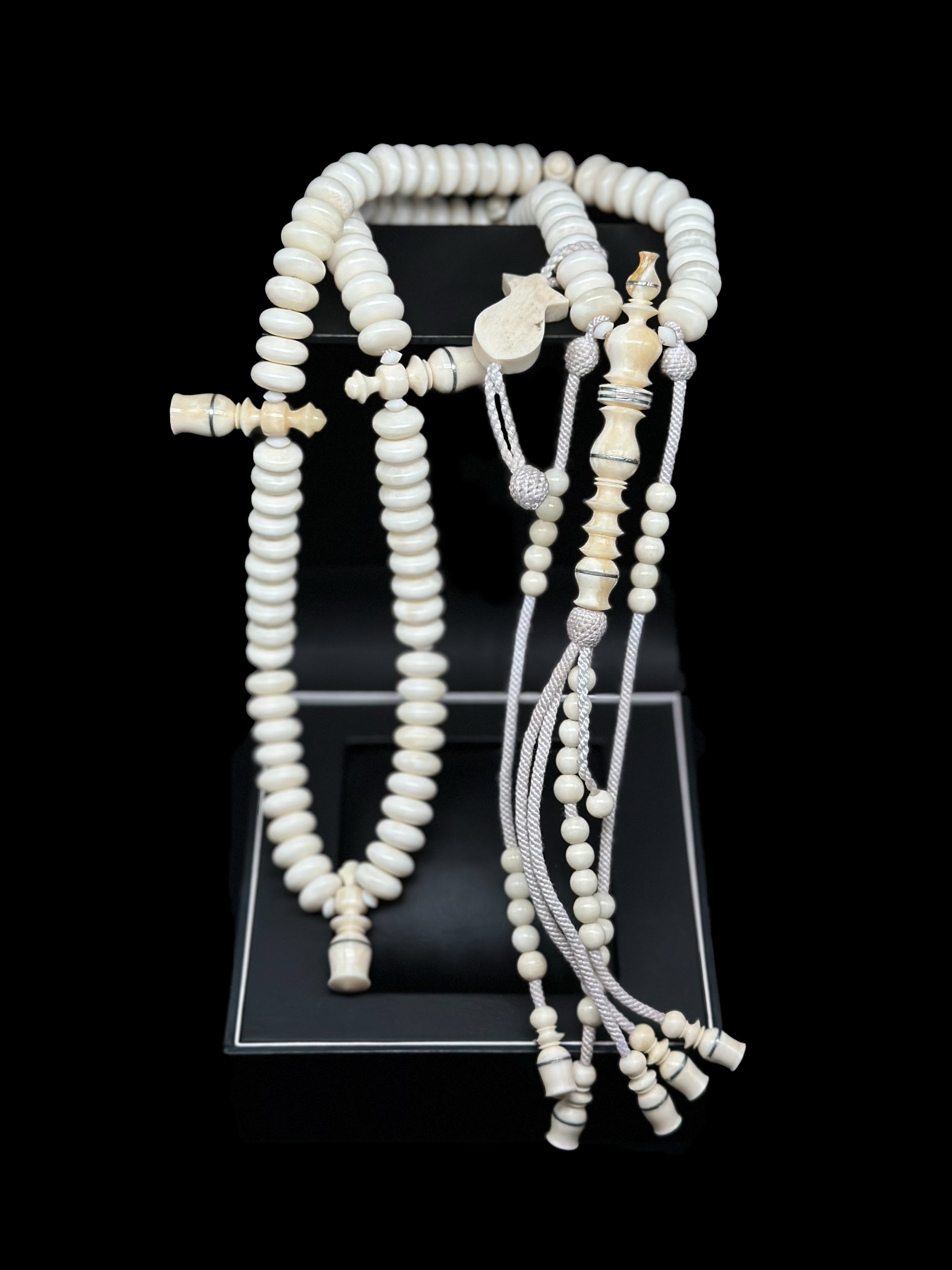 Pure Cow Bone Tasbih With Prophetic Sandal