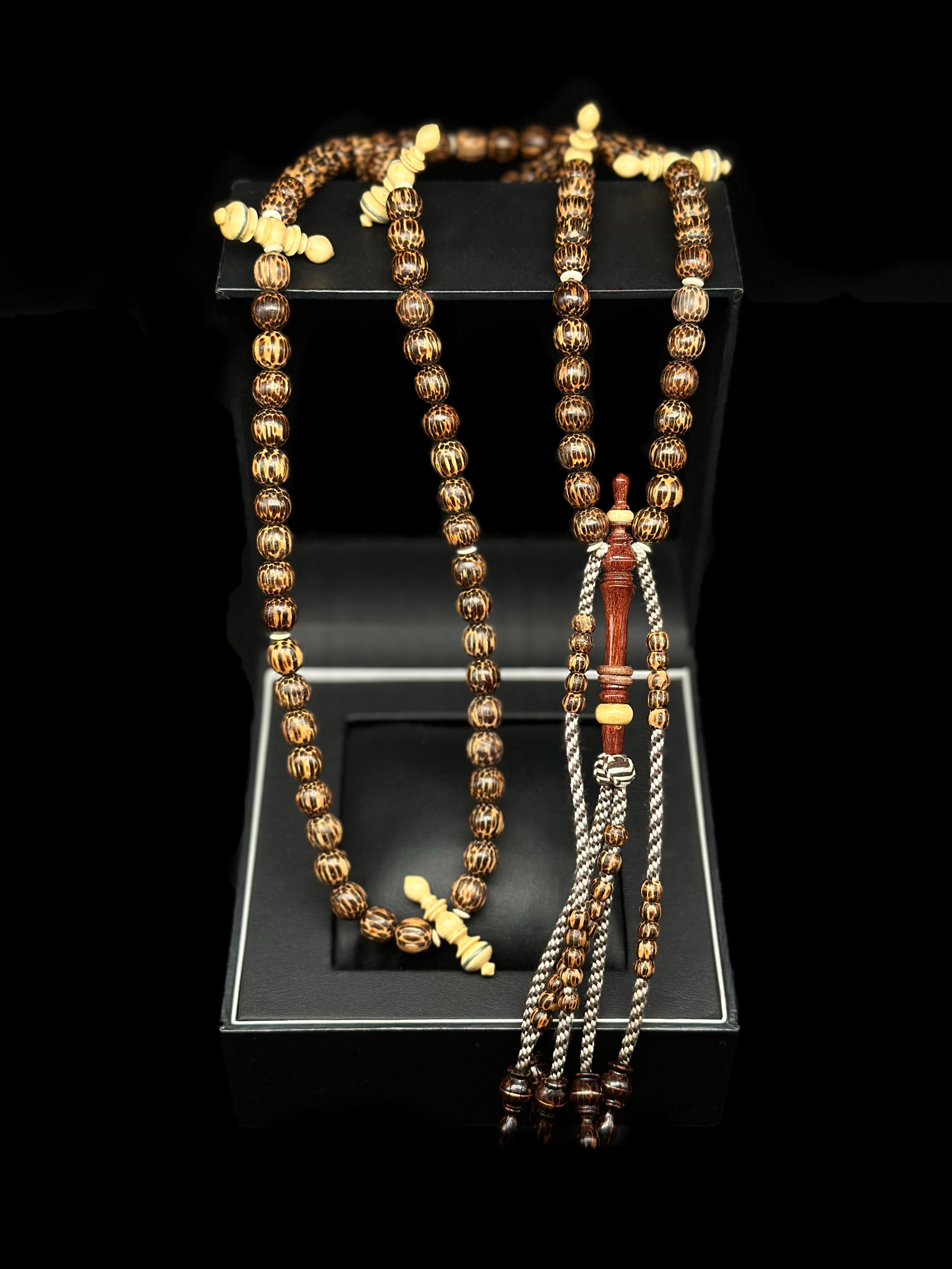 Black Liwung Wood Rumi Model Tasbih