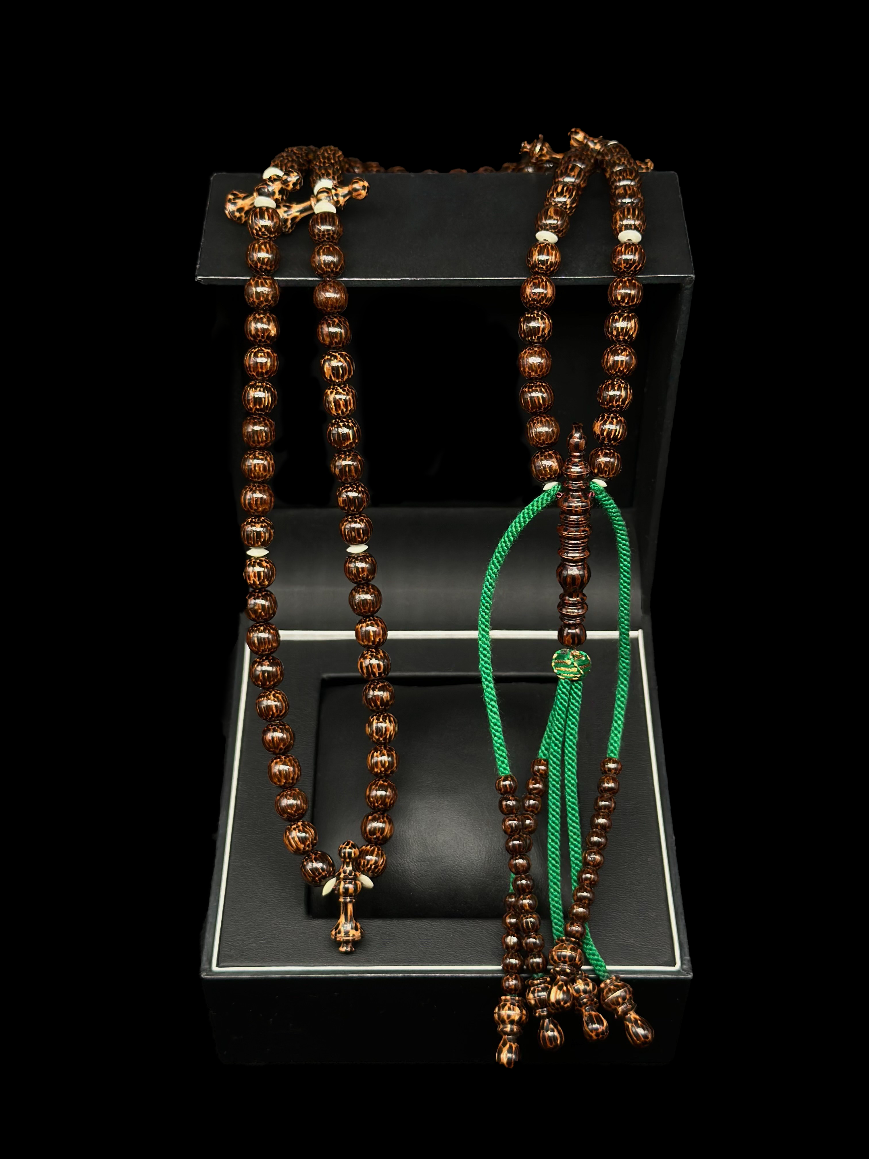 Pure Black Liwung Wood Tasbih