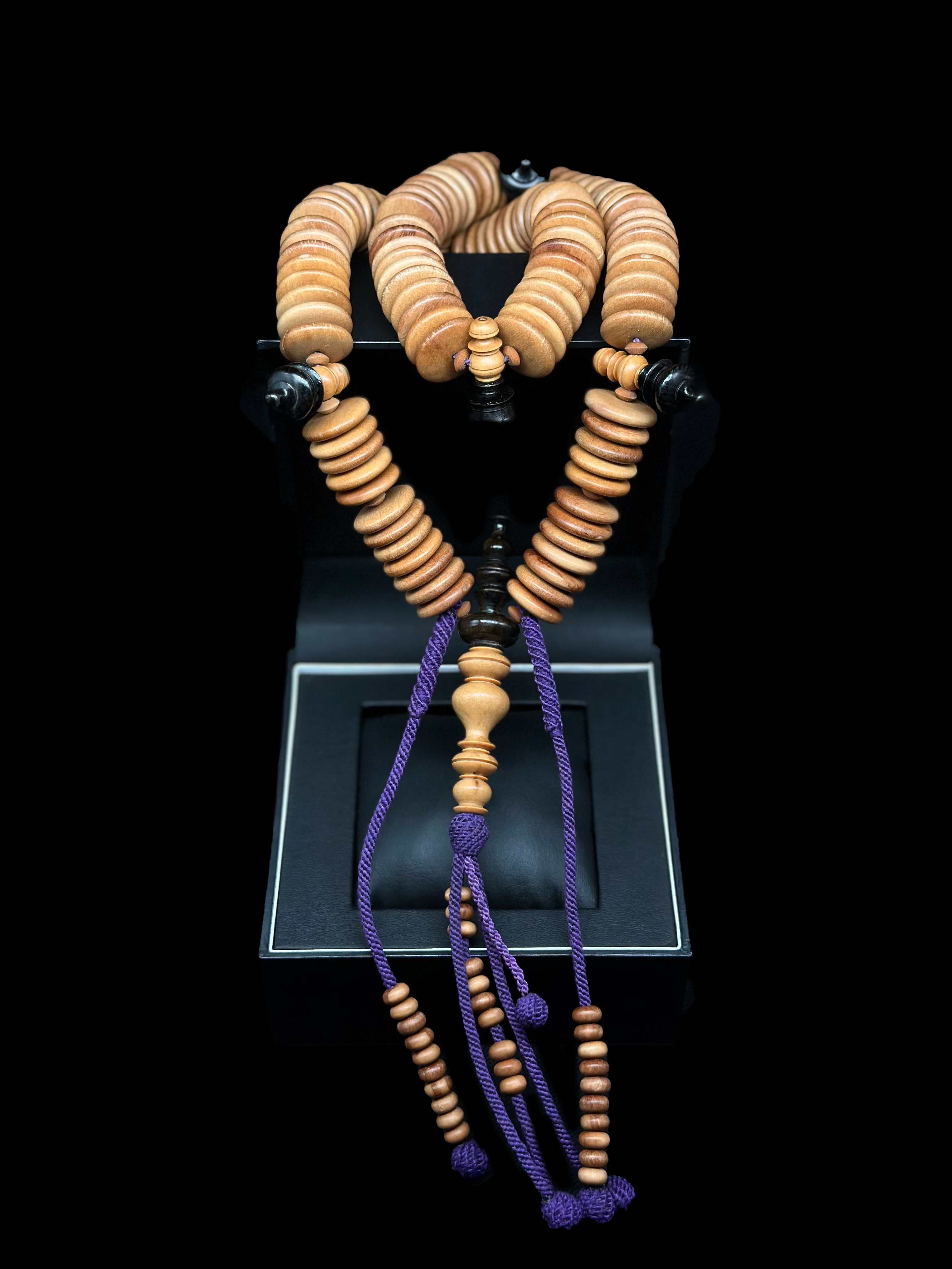Pure Sandalwood x Ebony Tasbih (XL)