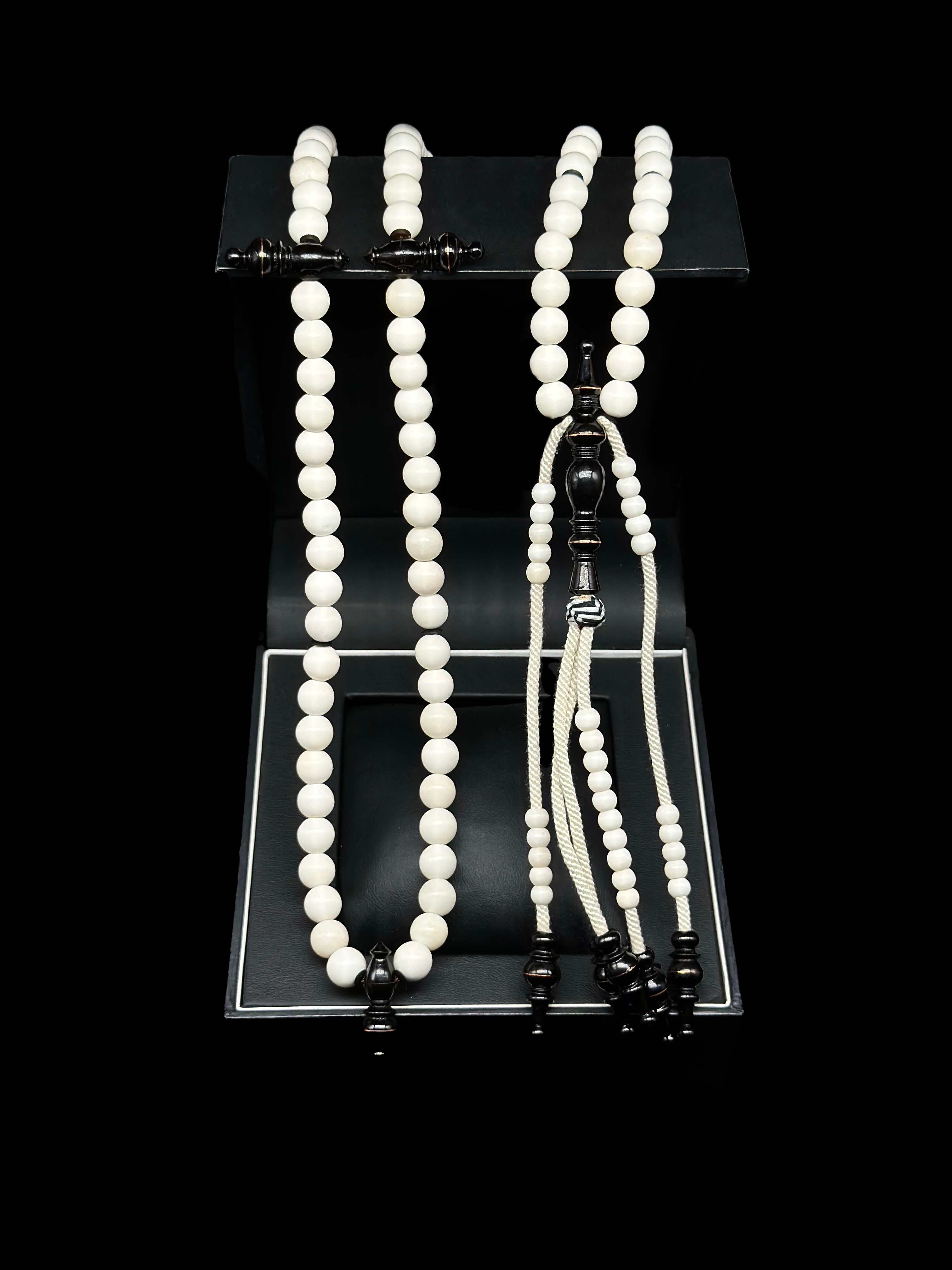 Pure Cow Bone x Ebony Tasbih