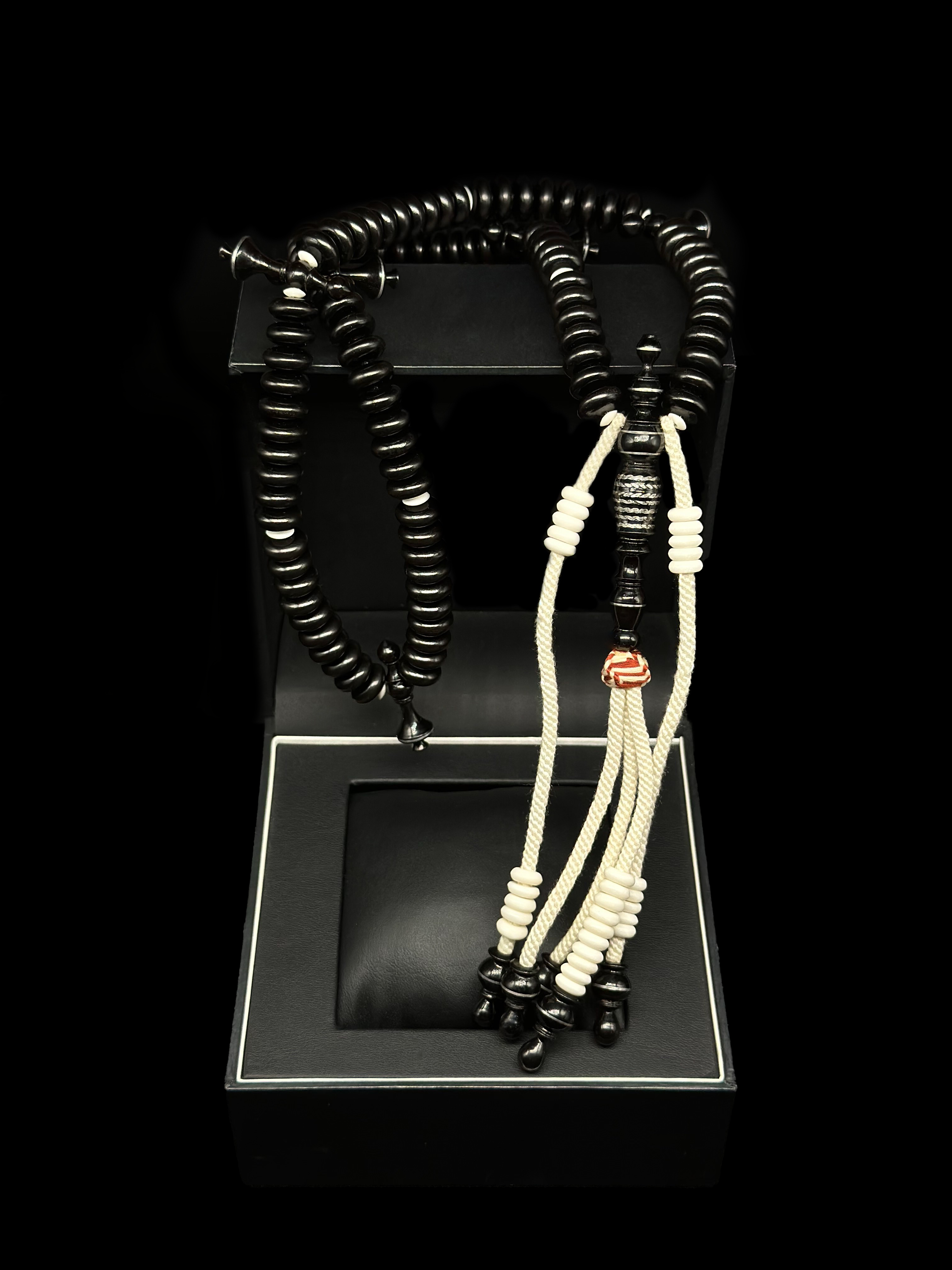 Ebony x Cow Bone Tasbih