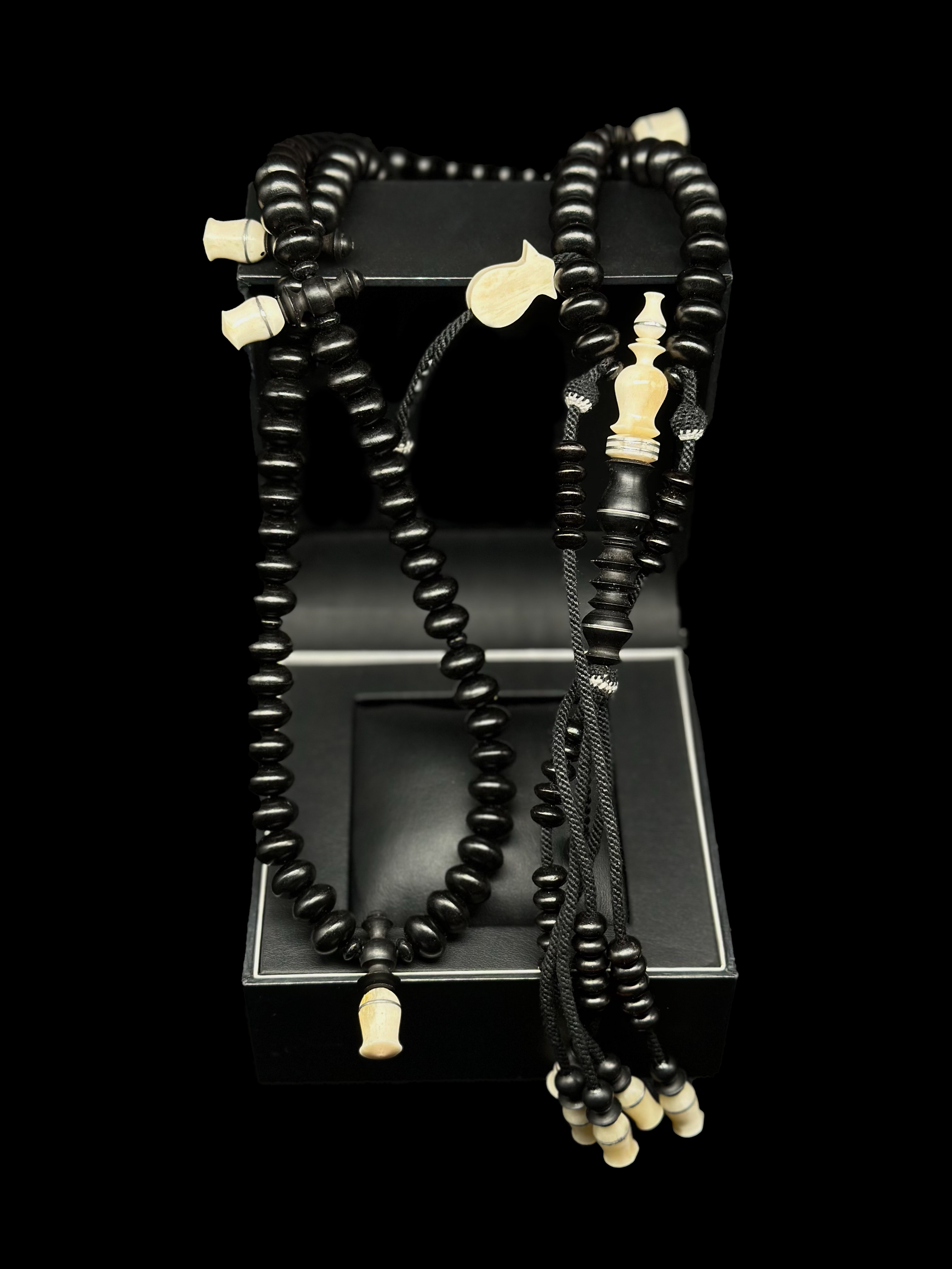 Ebony x Cow Bone Tasbih
