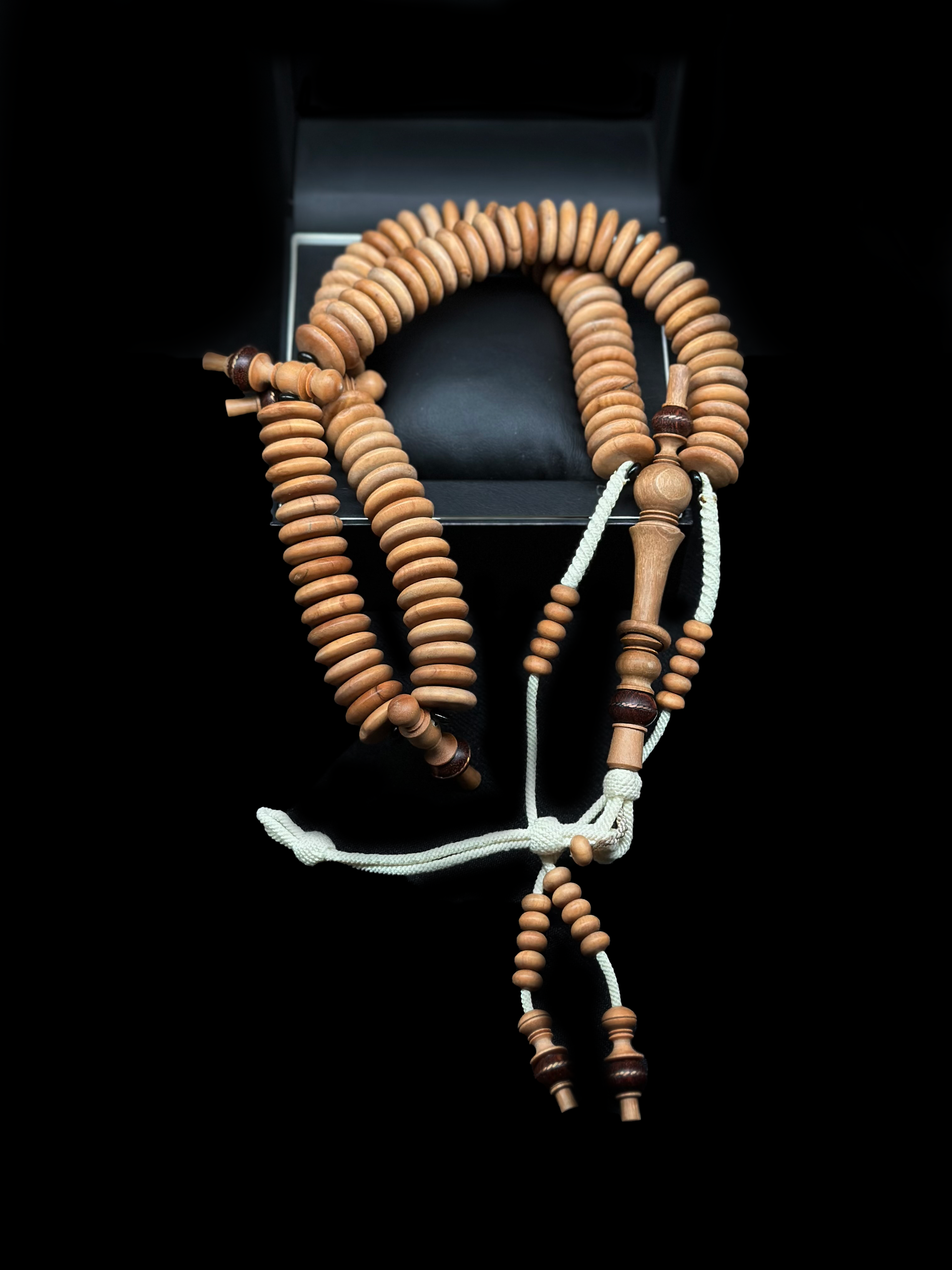 Pure Sandalwood x Ebony Tasbih (XL)
